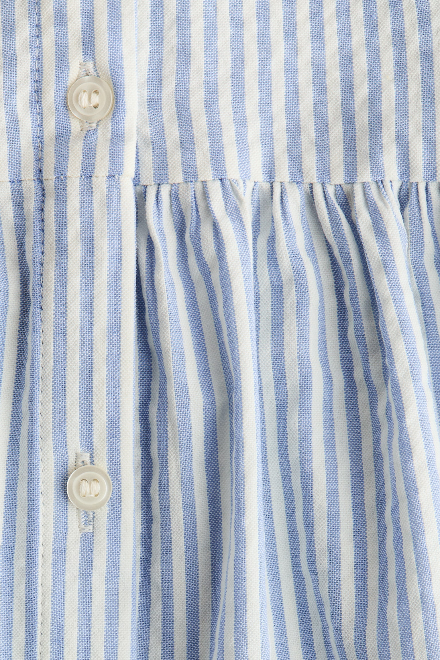 Sleeveless seersucker dress - White/Blue striped/Light pink/Cream/Light blue - 2
