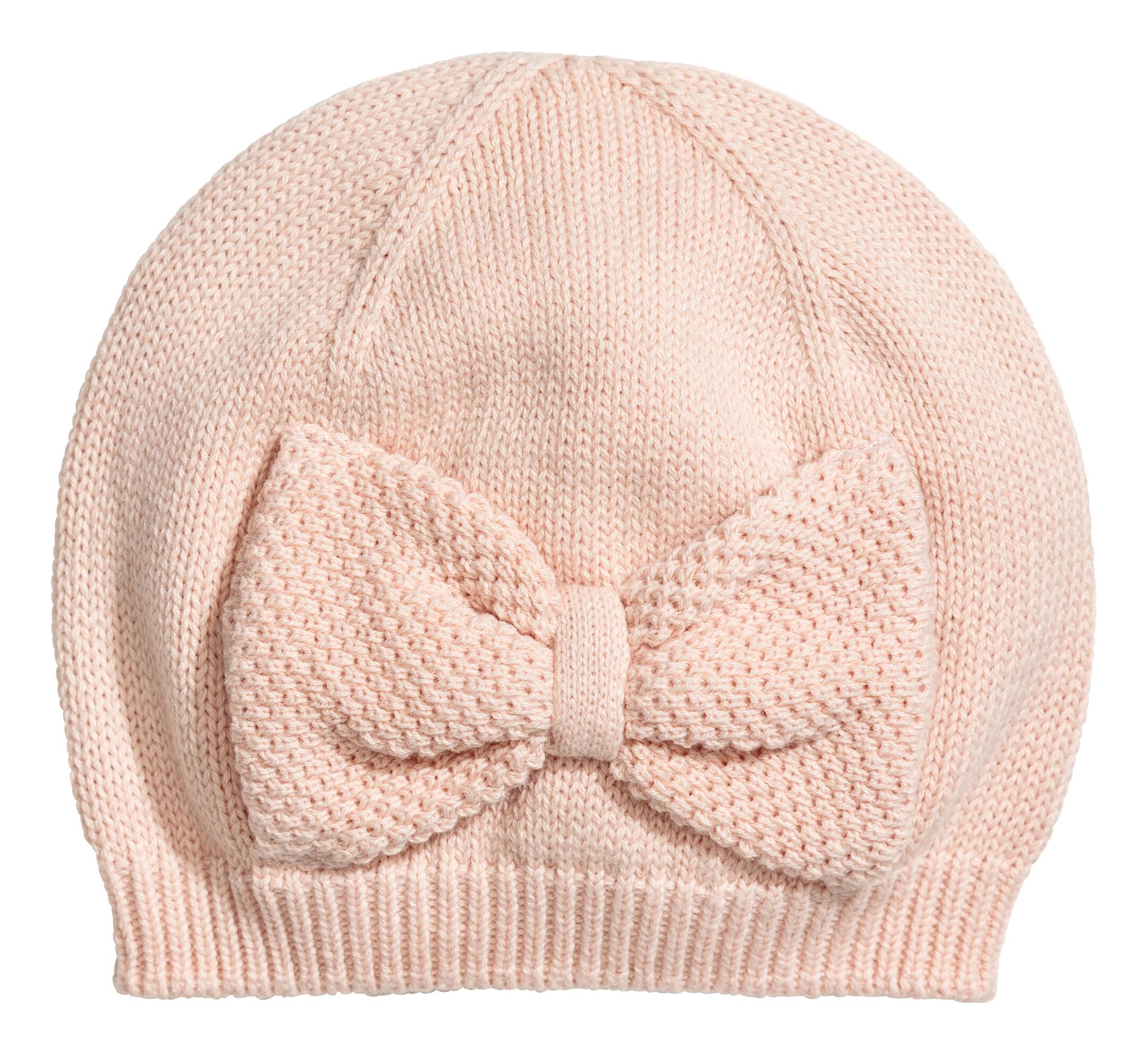 Vezi imaginea mai mare: Căciulă tricotată fin - Roz-pudrat - COPII | H&M RO 1