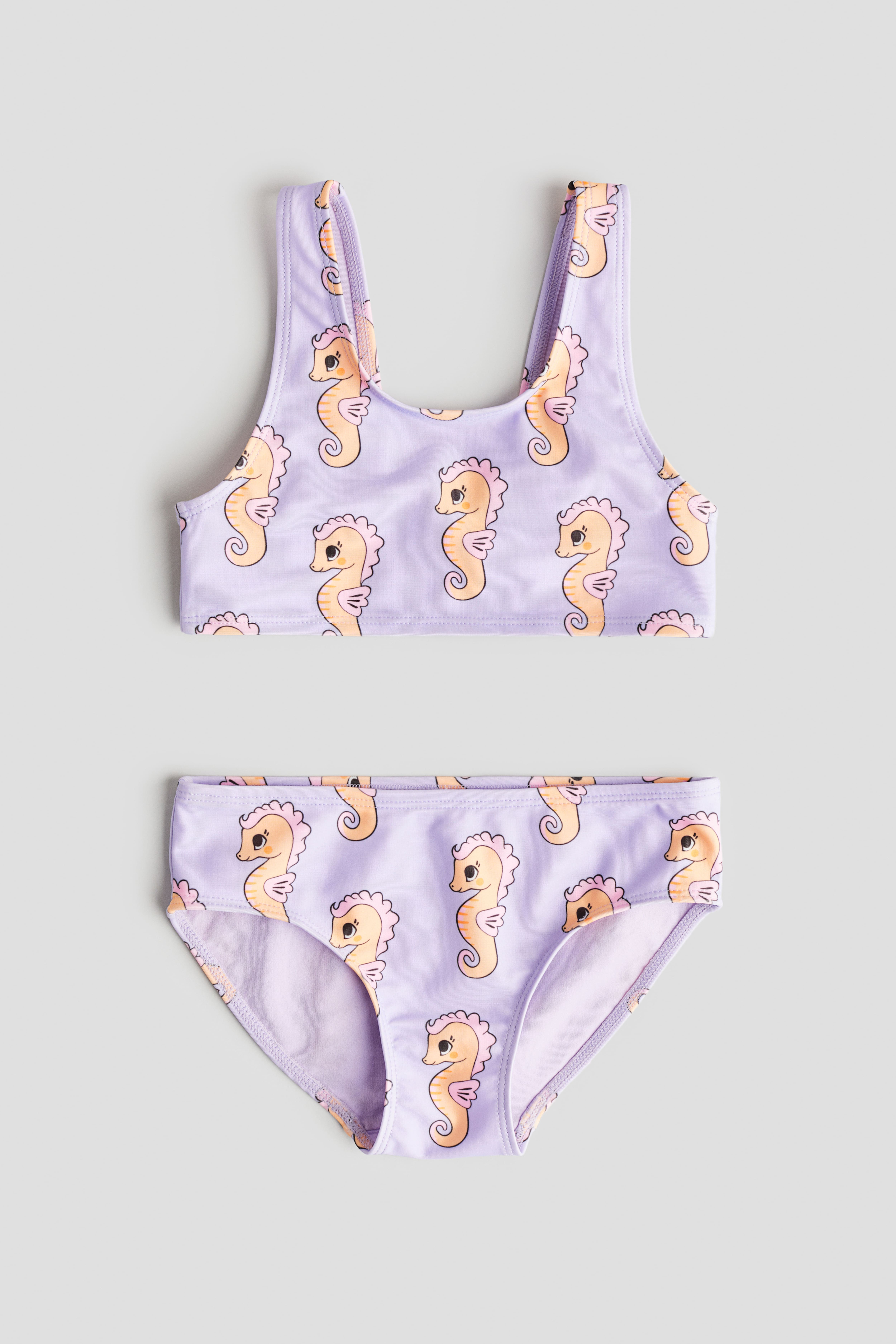 Patterned Bikini Light purple seahorses Kids H M US