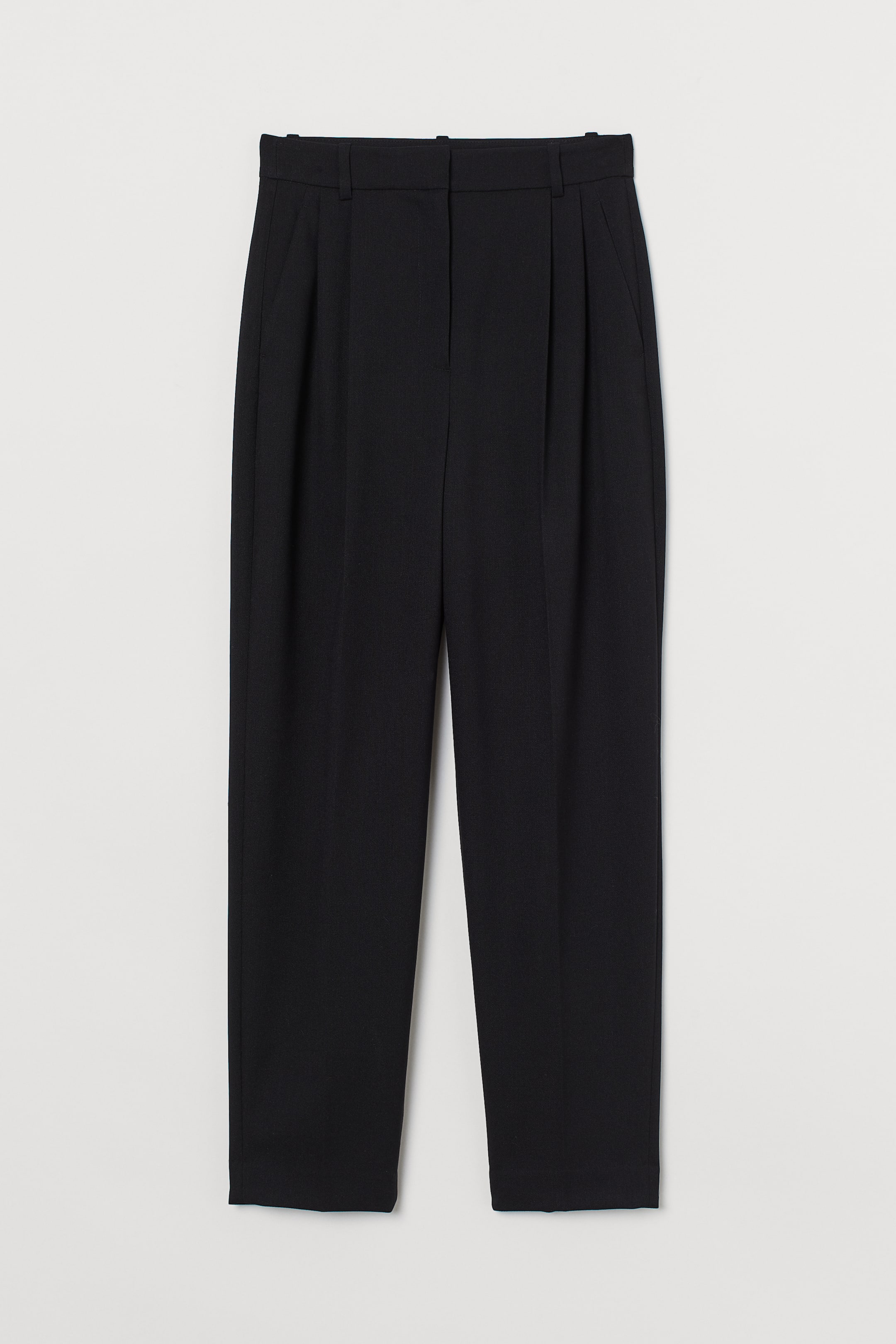 Tailored trousers - High waist - Ankle length - Black - Ladies | H&M GB