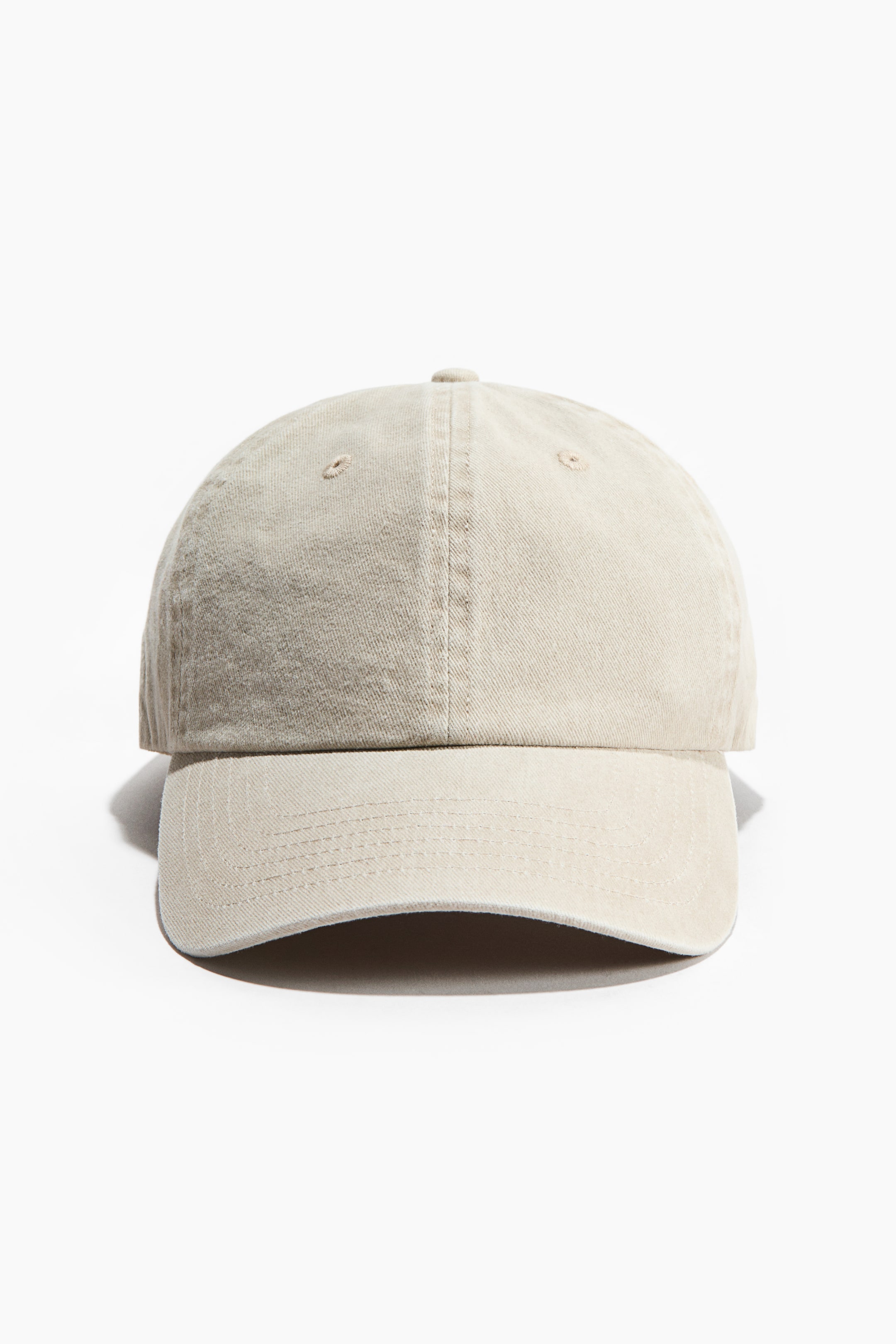 Ampliar la imagen: Gorra en sarga de algodón - Beige - Men | H&M MX 1