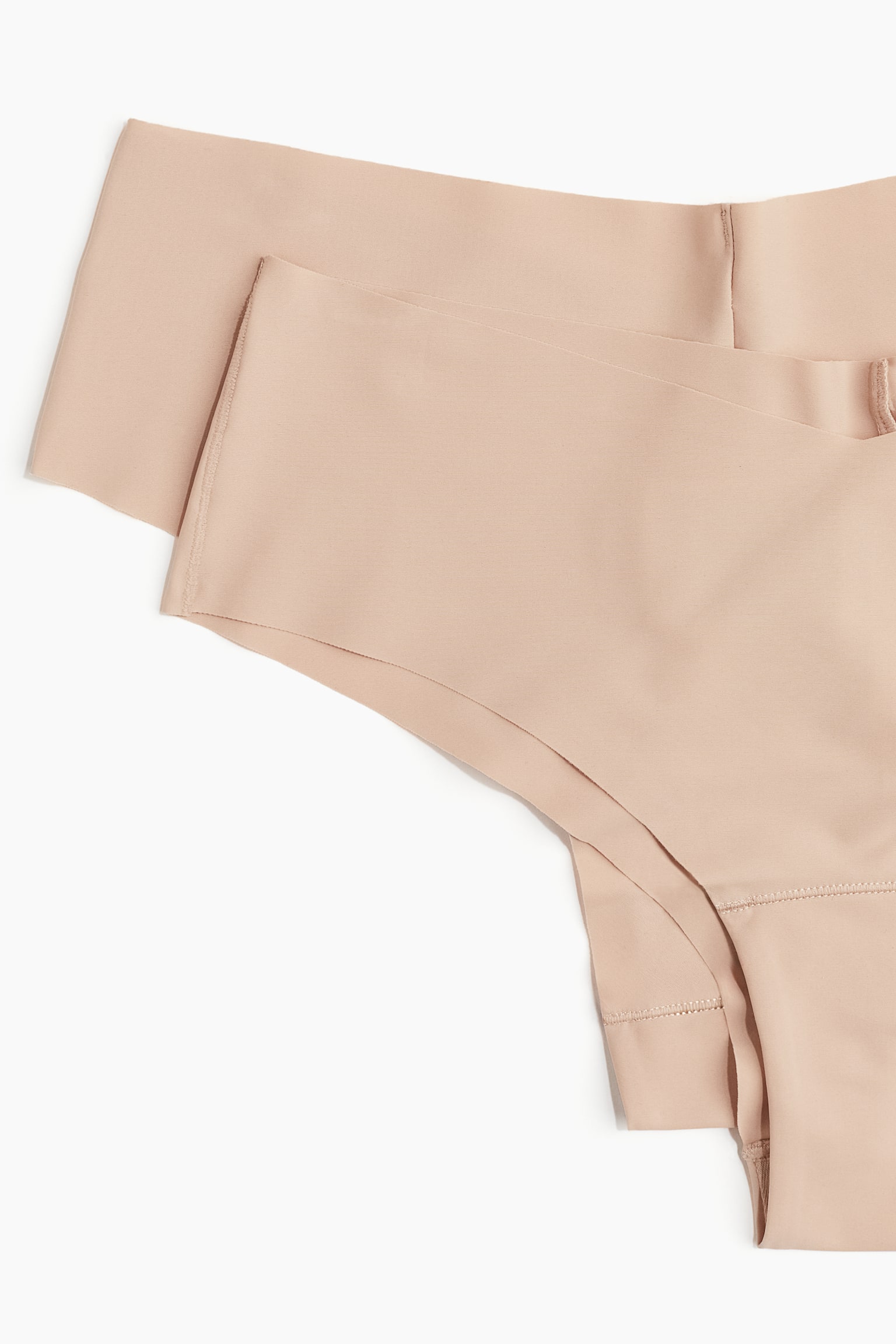 Трусы-чики Invisible Hipster, 3 шт. — H&M, цвет: Бежевый — фото 3