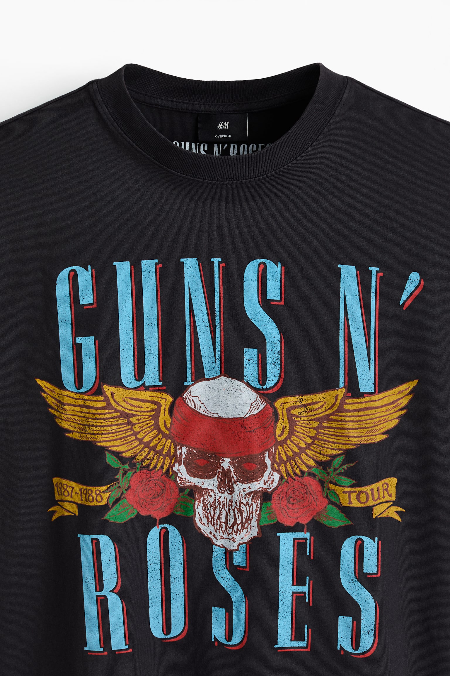 T-shirt Oversized Fit - Zwart/Guns N' Roses/Zwart/Gorillaz/Wit/Nas/Zwart/The Notorious B.I.G. - 3