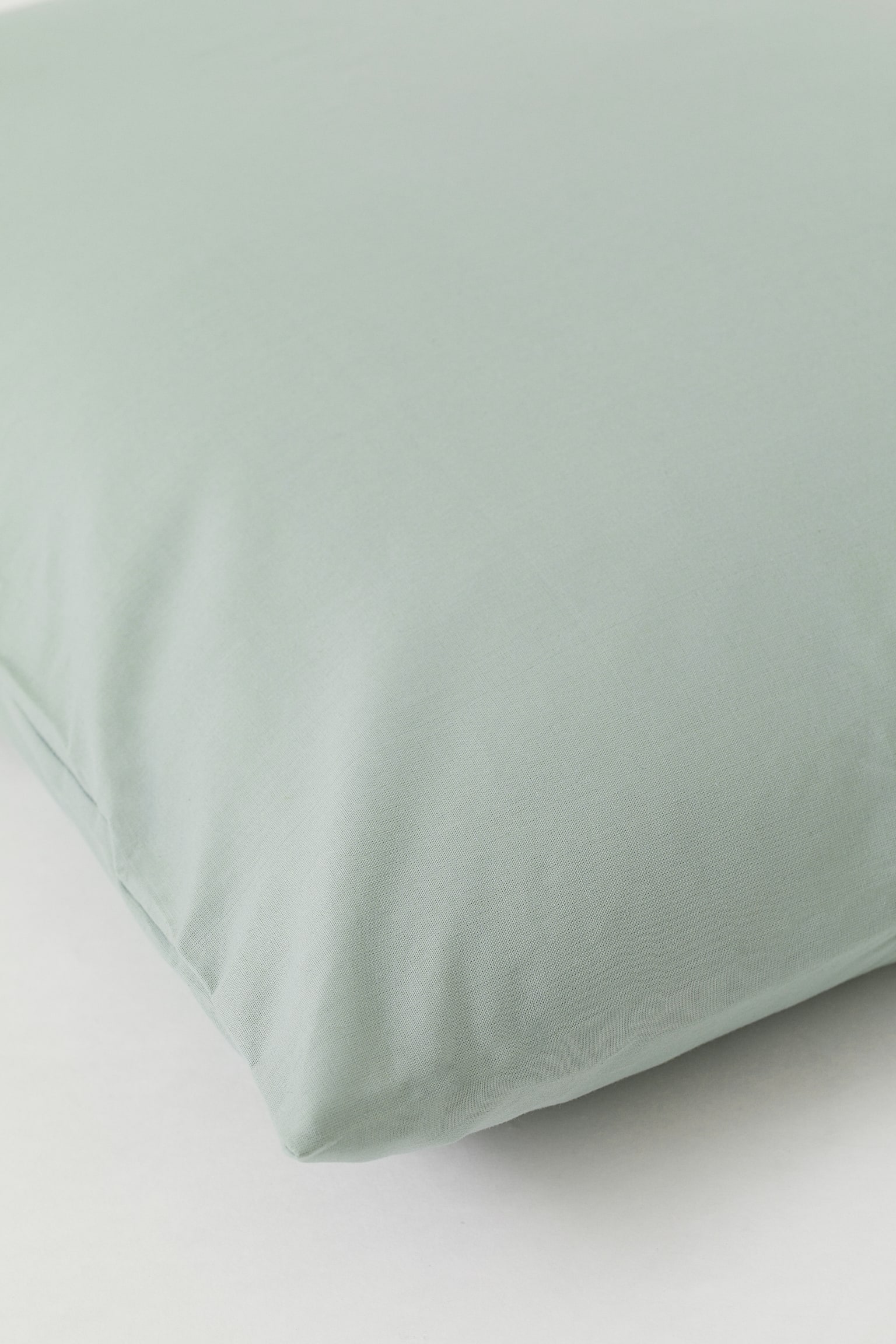 Cotton pillowcase - Sage green/Dark brown/Dark green/White/Light pink/Pigeon blue/Greige/Light beige - 2