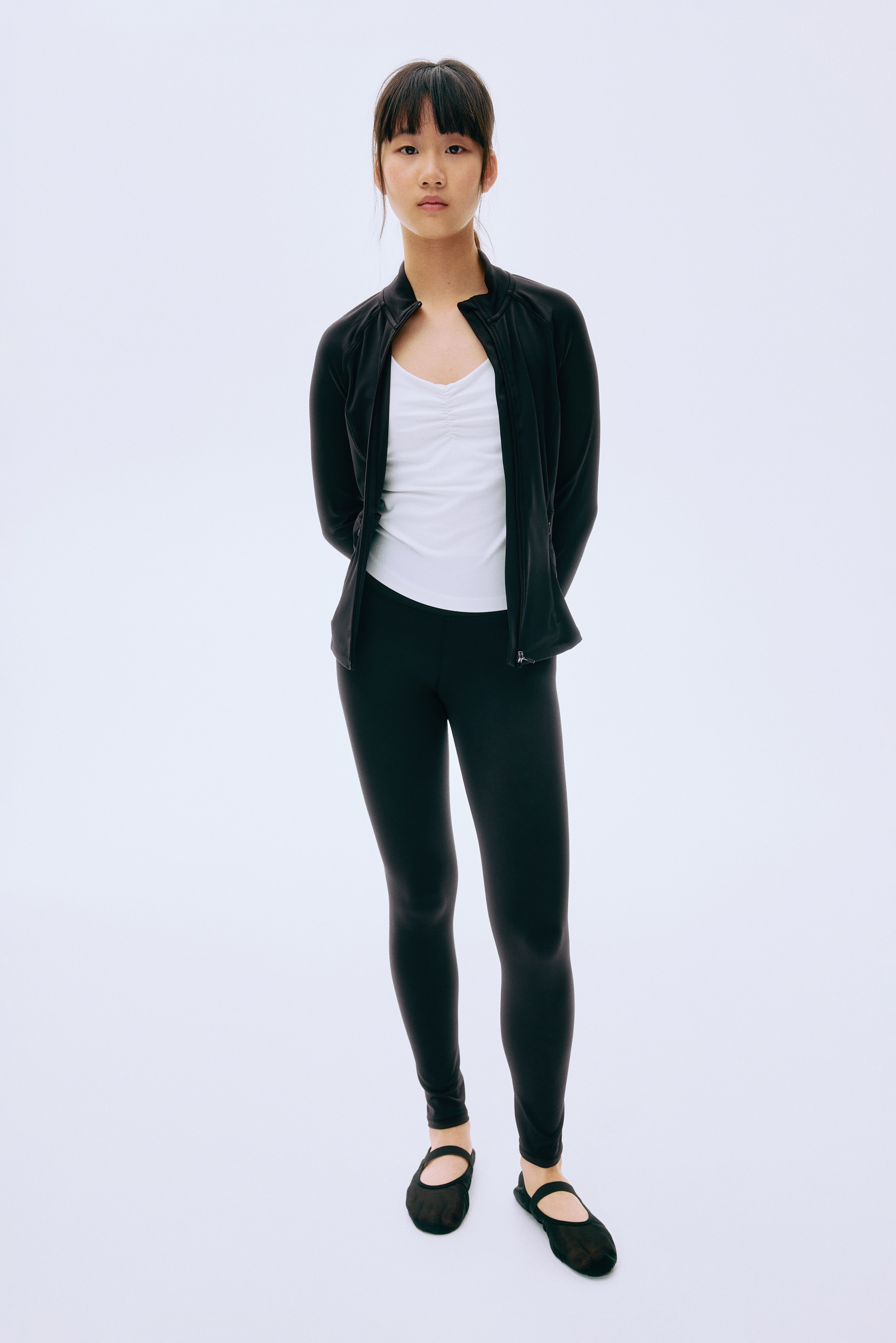 Træningsleggings med DryMove™ - Sort/Marineblå/Grågrøn/Lilla muldvarp/Lys rosa/Lyseblå/Stålblå/Mørklilla/Rosa