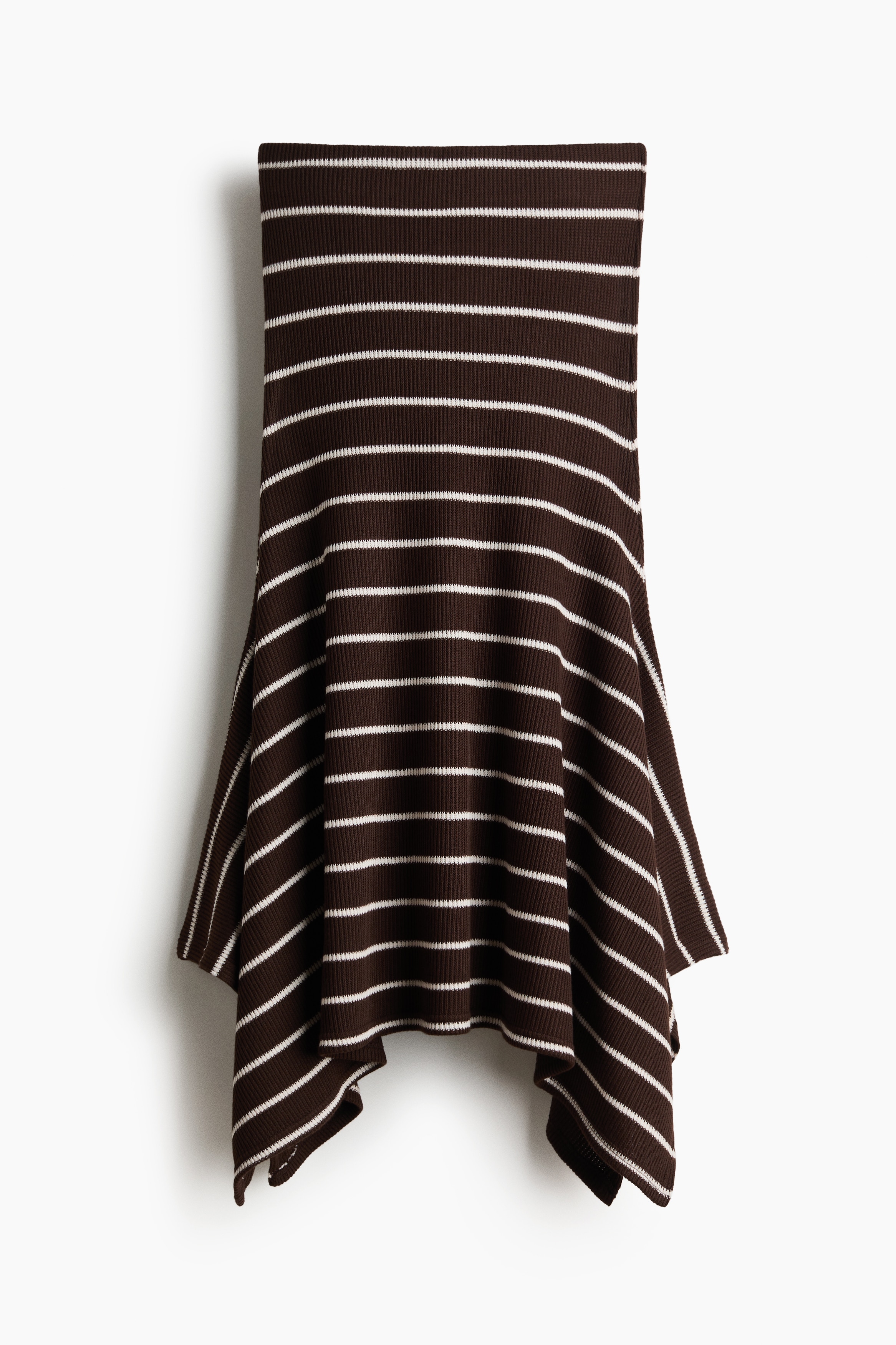 H & M - Rock in Rippstrick - Beige - Damen