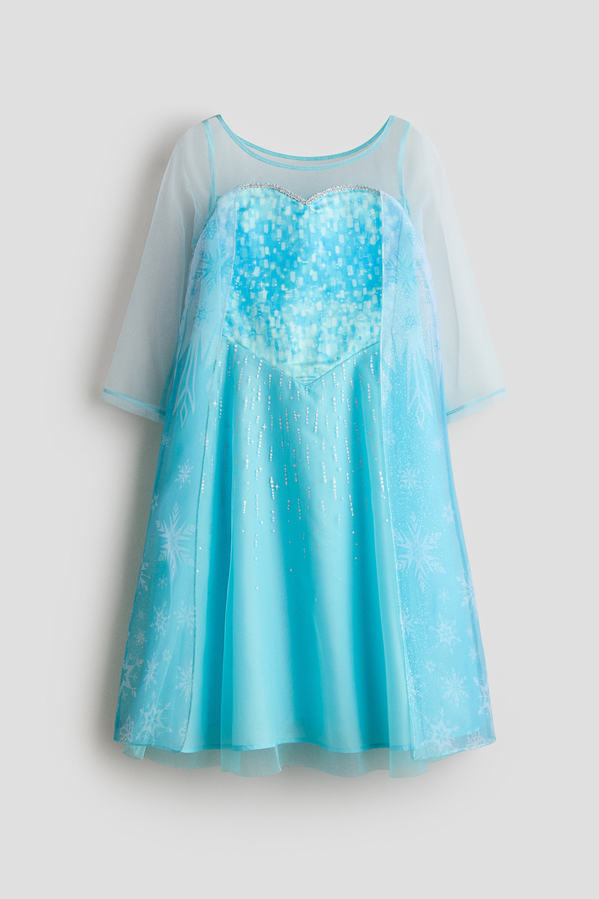 Princess Fancy Dress Costume - Turquoise/Frozen