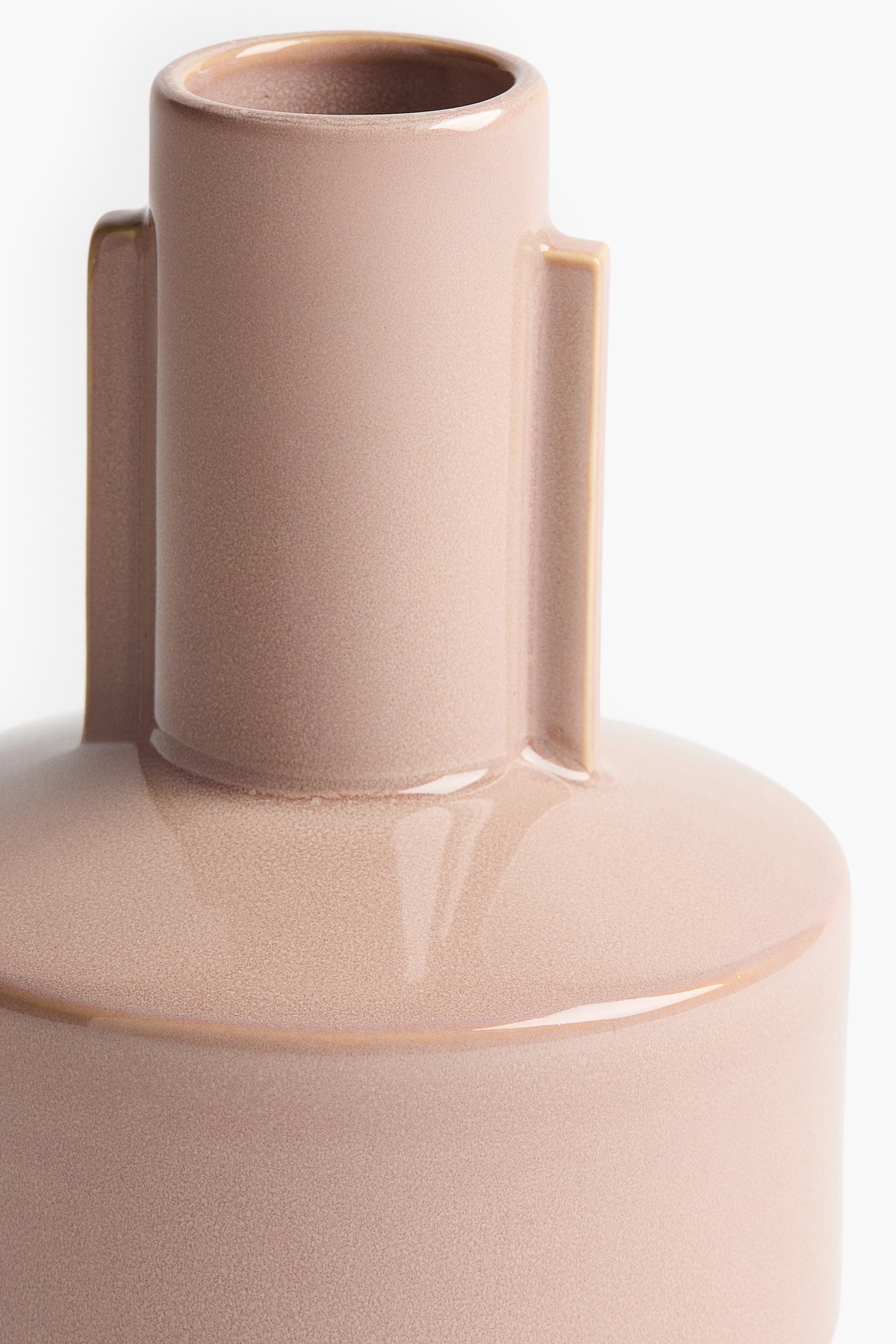 Reactive-Glaze Stoneware Vase