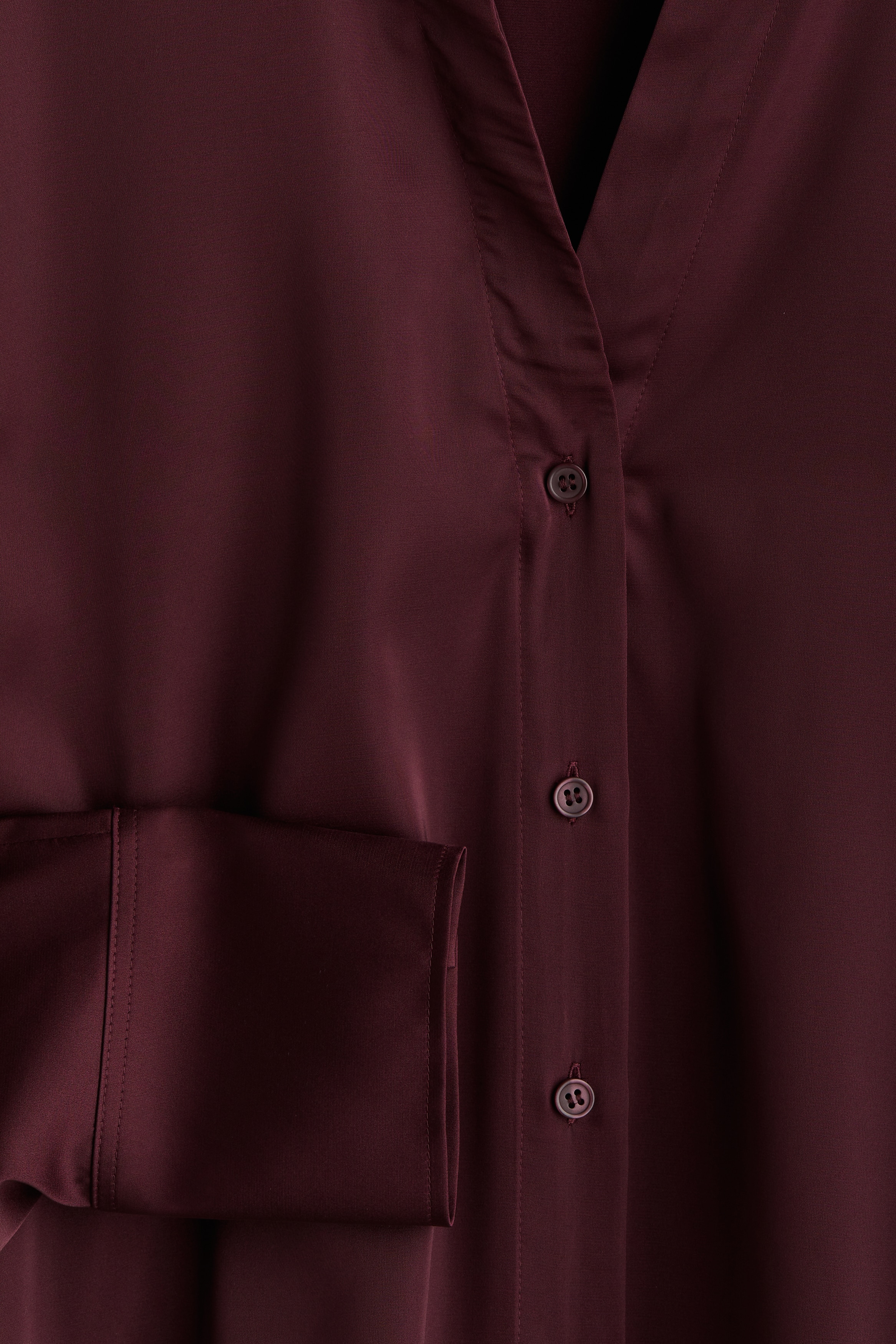 V-neck blouse