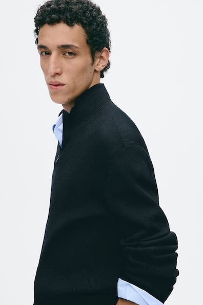 Slim Fit Zip-through cardigan