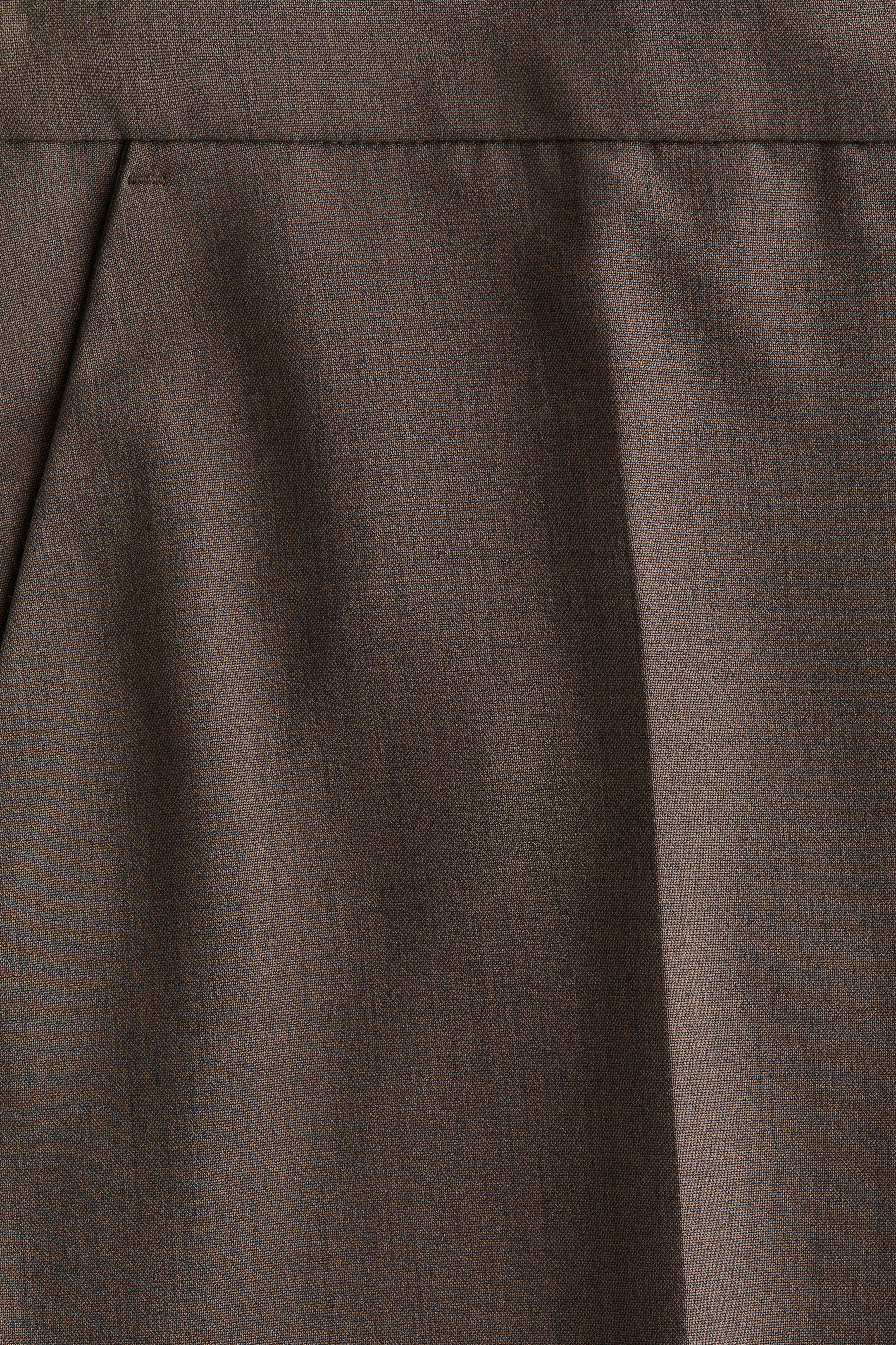 Straight-Leg Creased Pants