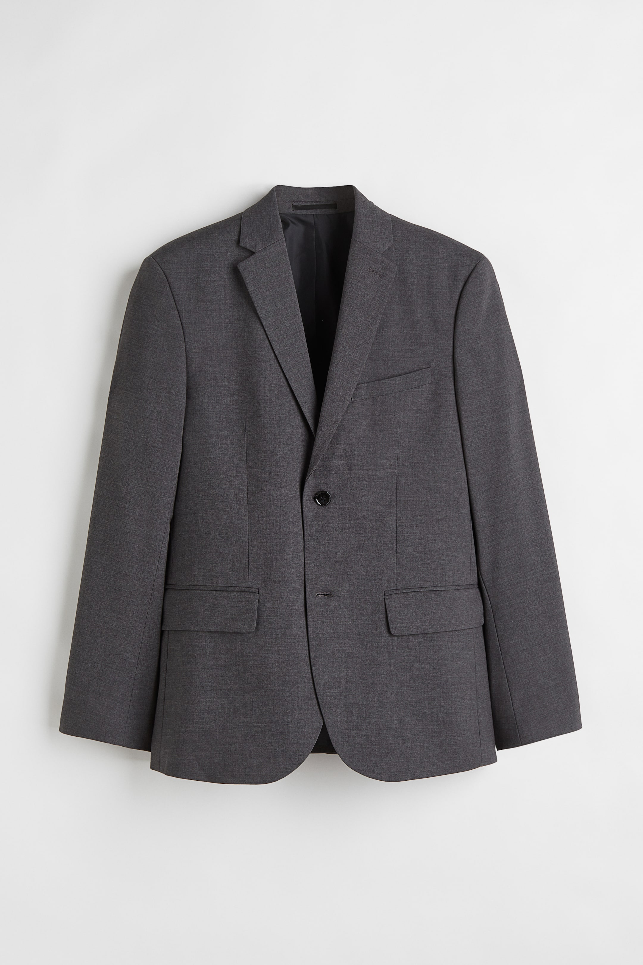 Jacket Slim Fit - Dark grey - Men | H&M GB 1