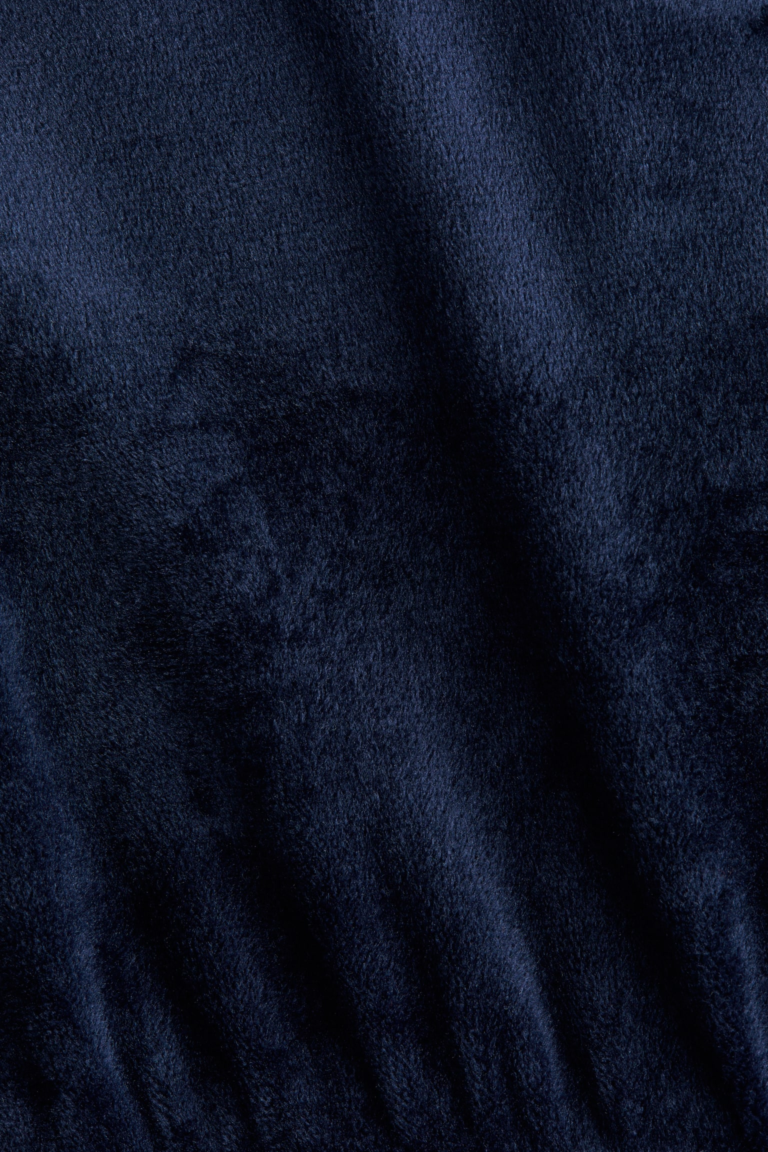 Velour romper suit - Navy blue/Light pink - 2