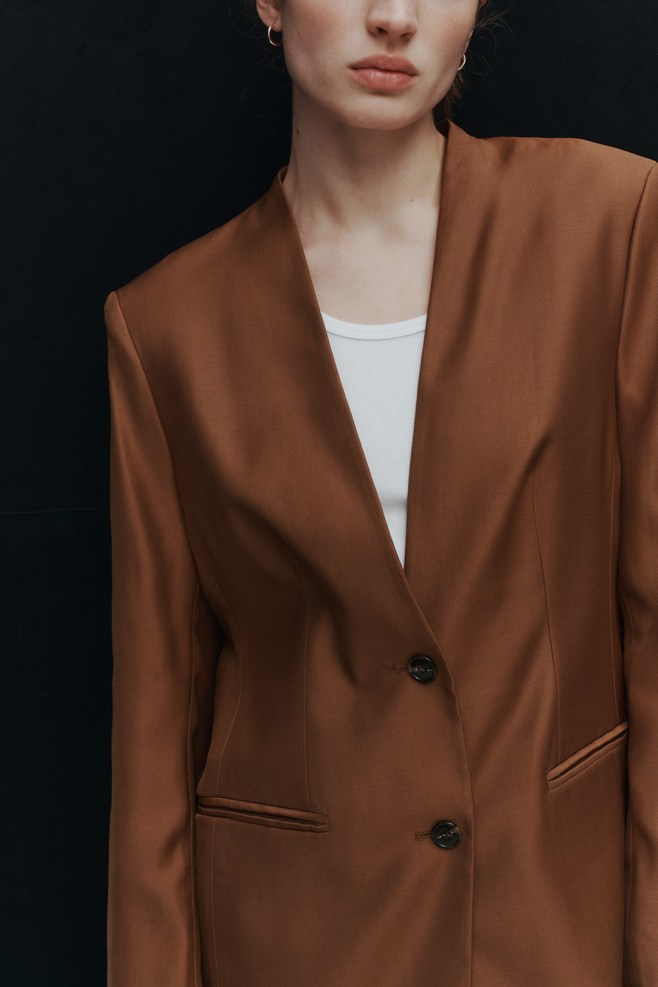 Blazer sans revers
