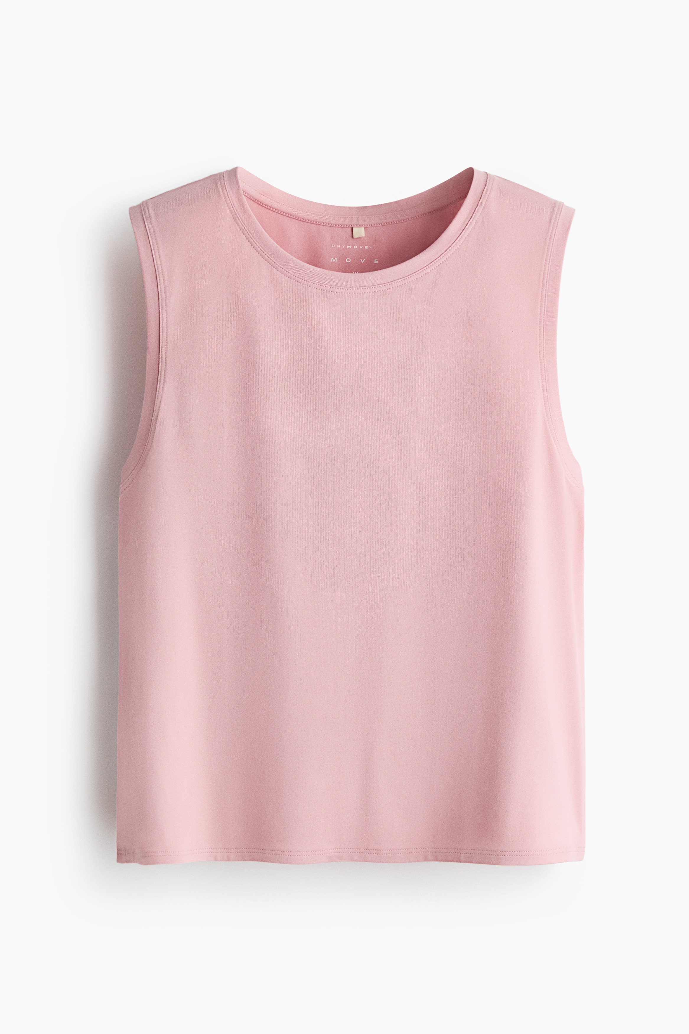H & M - Kastiges Sport-Tanktop mit DryMove - Rosa - Sportswear