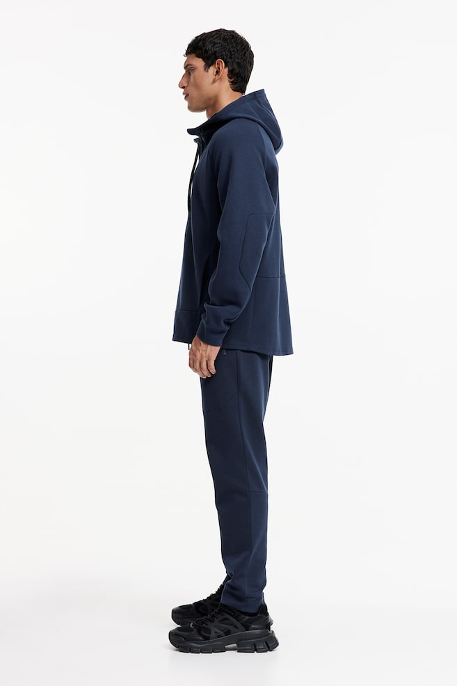 DryMove™ Zip-through sports hoodie - Navy blue/Black/Dark red/Block-coloured/Dark grey/Block-coloured/dc - 7