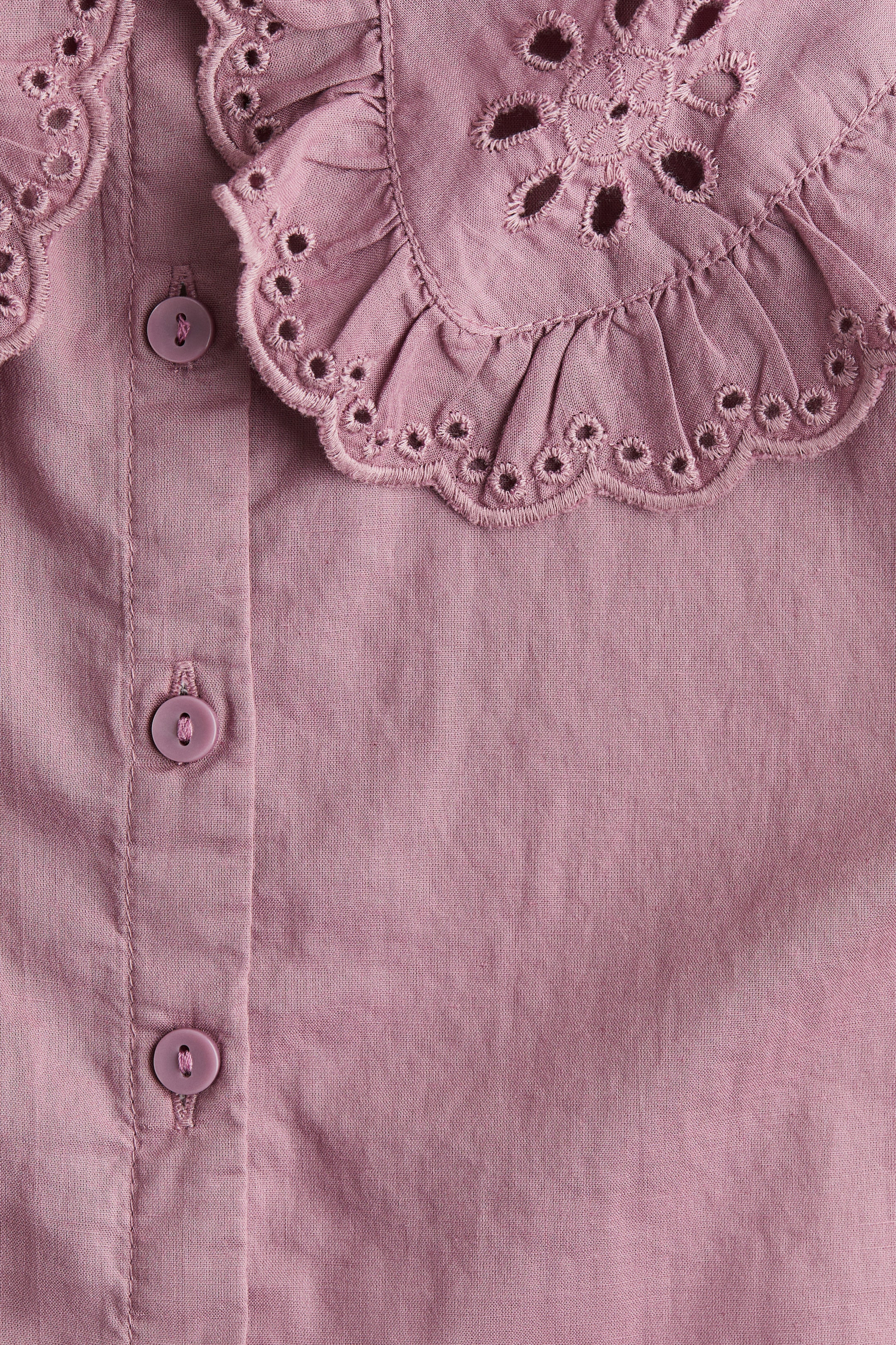 Xem ảnh lớn hơn: Áo kiểu có cổ - Màu tím - Kids | H&M VN 2