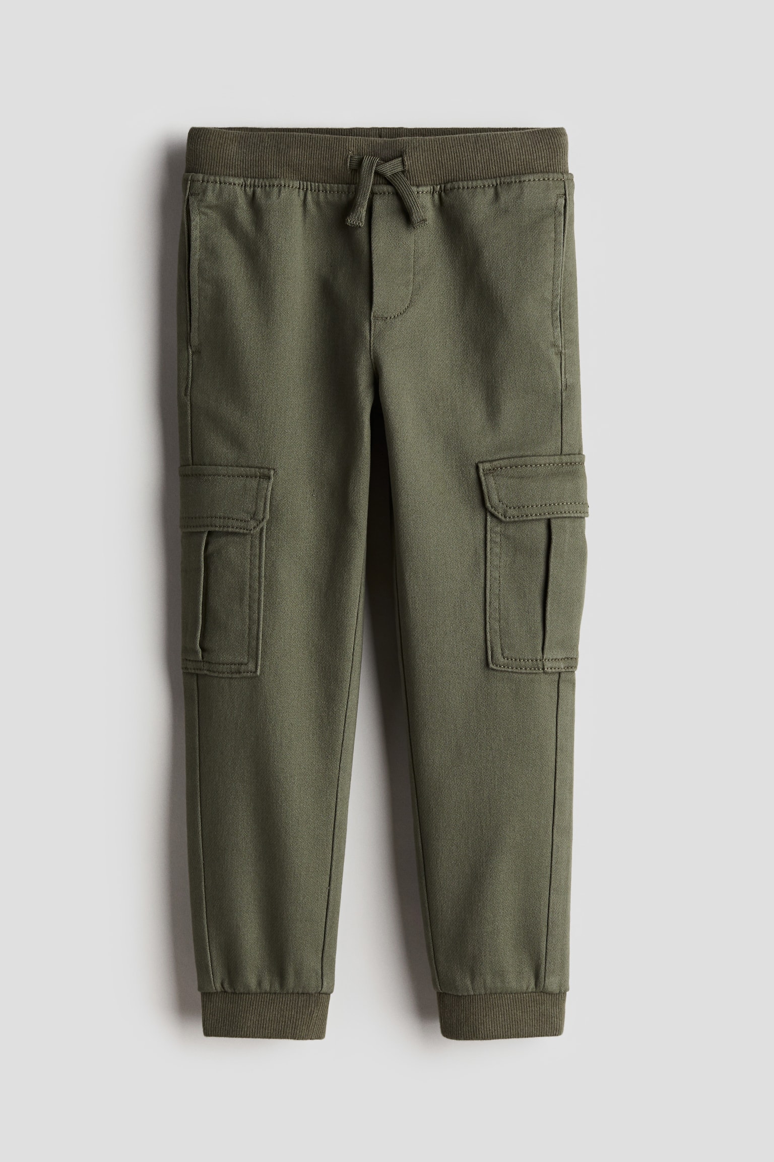 Cargo joggers - Dark khaki green/Black/Denim blue/Dark beige - 1