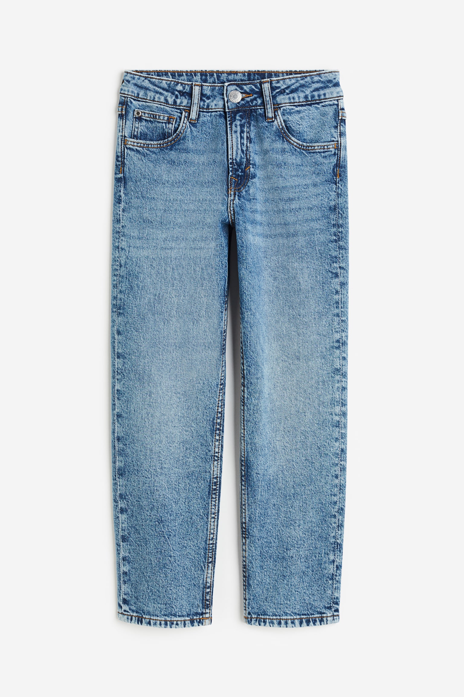 Relaxed Tapered Fit Jeans - Màu xanh denim/Màu xanh denim/Màu xanh denim/Màu đen phai/Màu xanh denim nhạt/Màu xanh denim nhạt/Màu xám giặt phai/Màu xanh denim nhạt/Màu xanh denim - 1