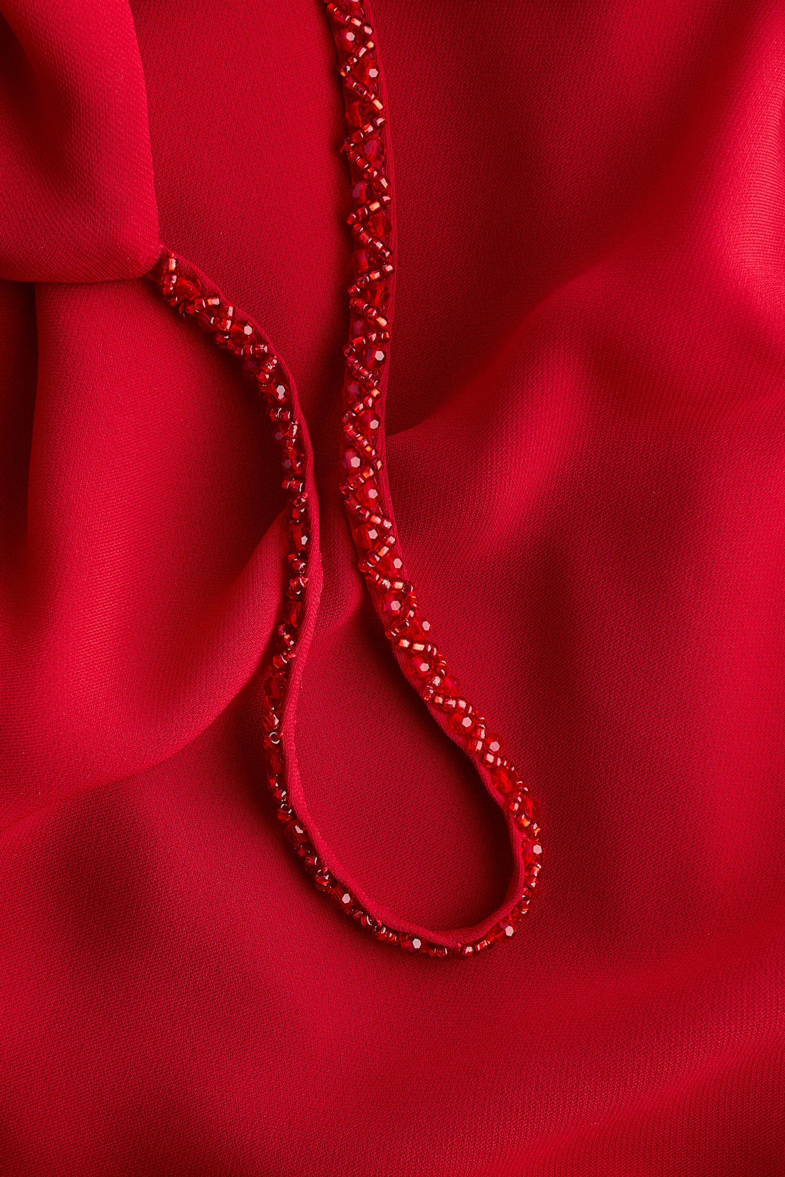 Maxi Strappy Dress - Red - 6