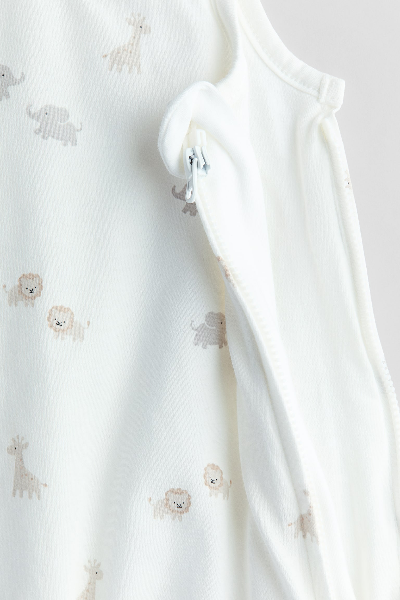 Printed sleep bag - White/Animals/Light blue/Space rockets - 2