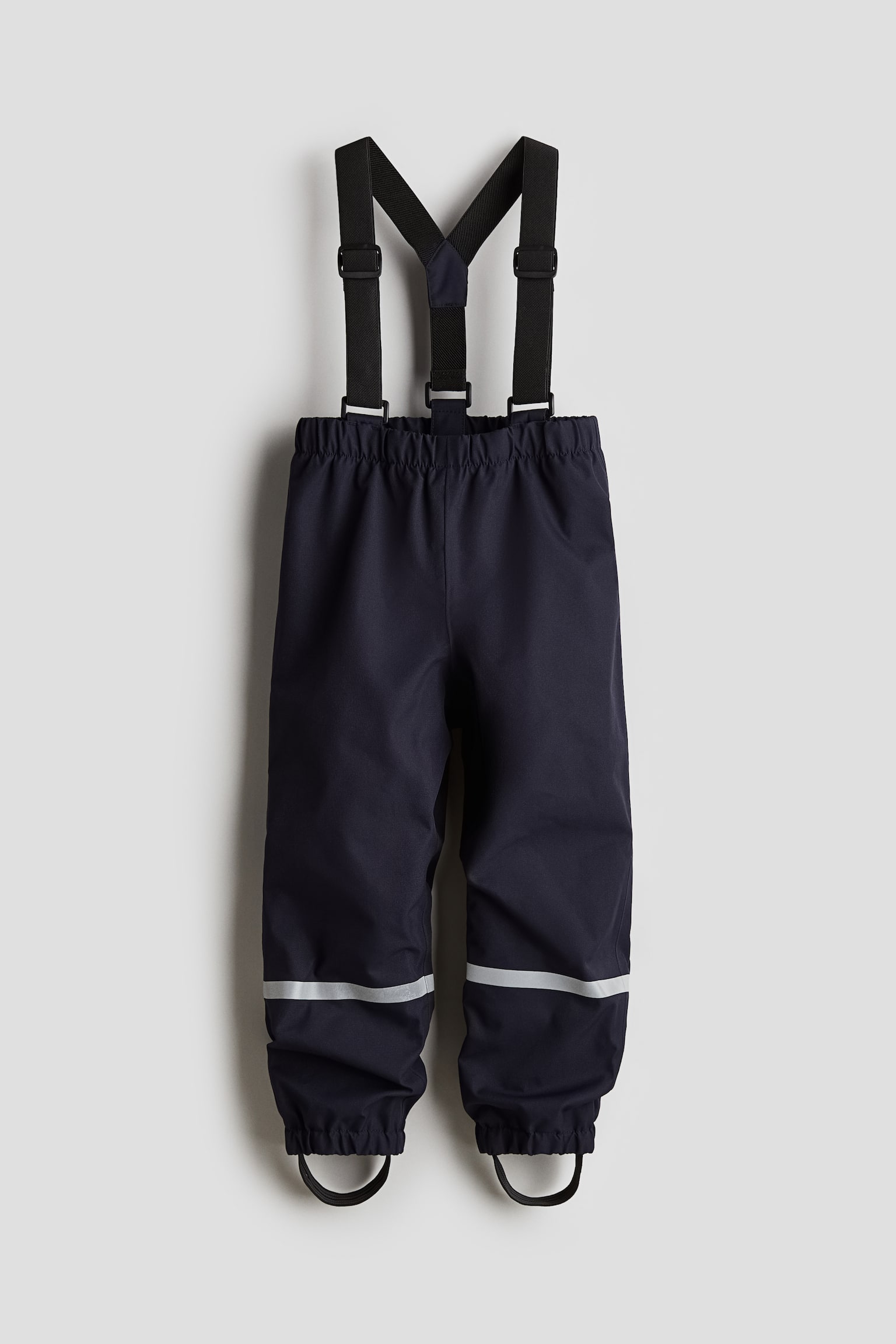 Waterproof Room-to-grow shell trousers - Dark navy blue/Black/Dusty pink - 1