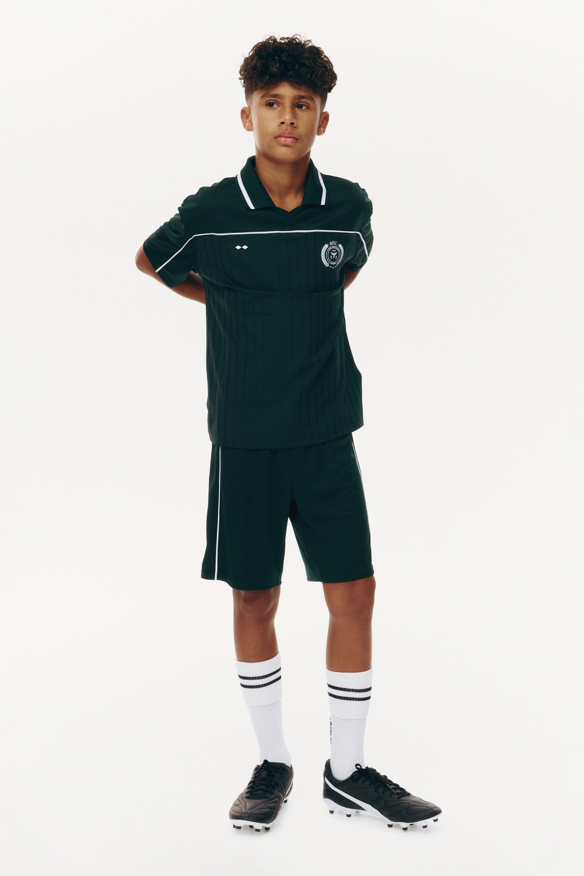 Conjunto de futbol de 2 piezas con DryMove™ - Verde oscuro/Move Sports Club/Azul oscuro/Move Sports Club