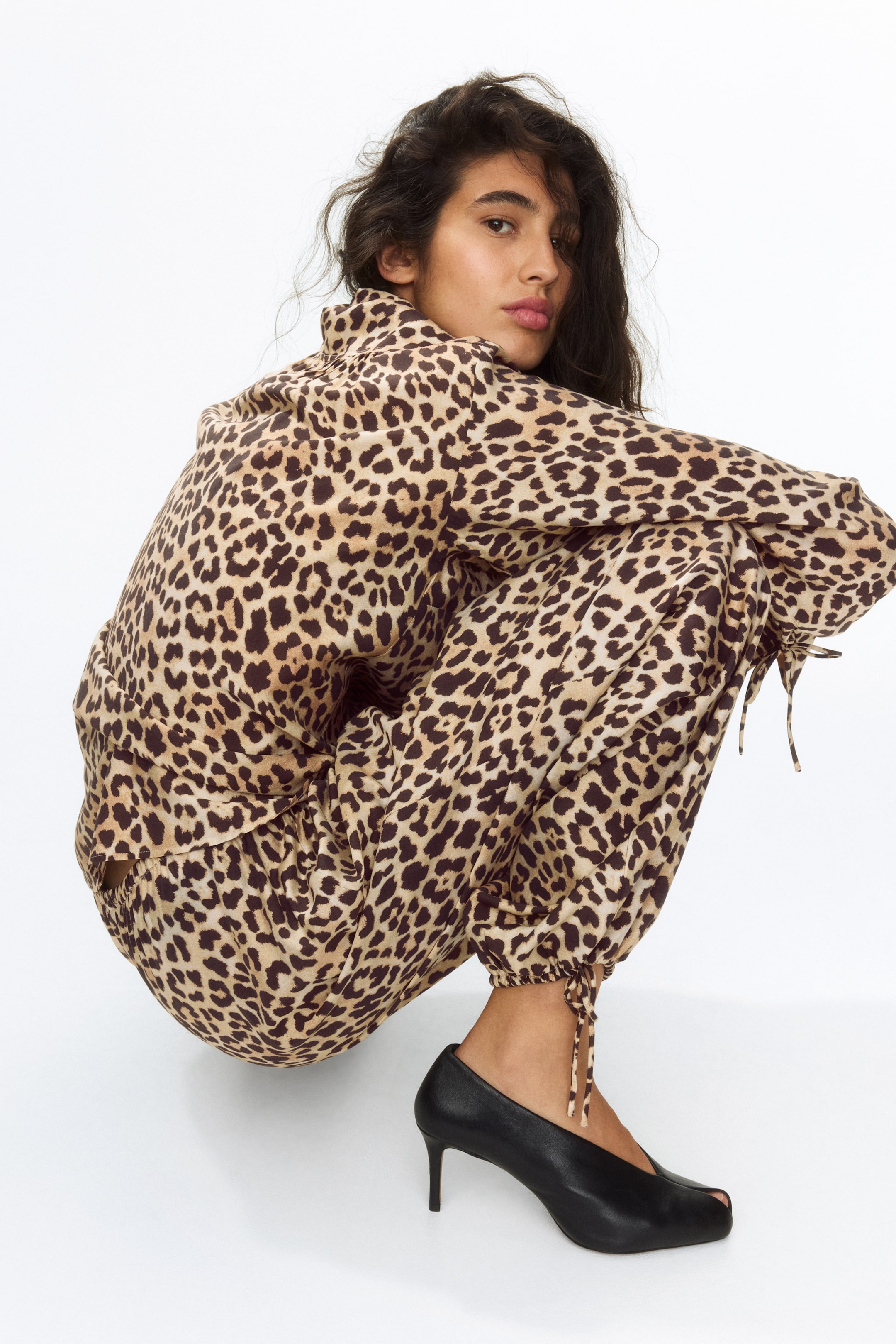 Pantalon à jambes tonneau