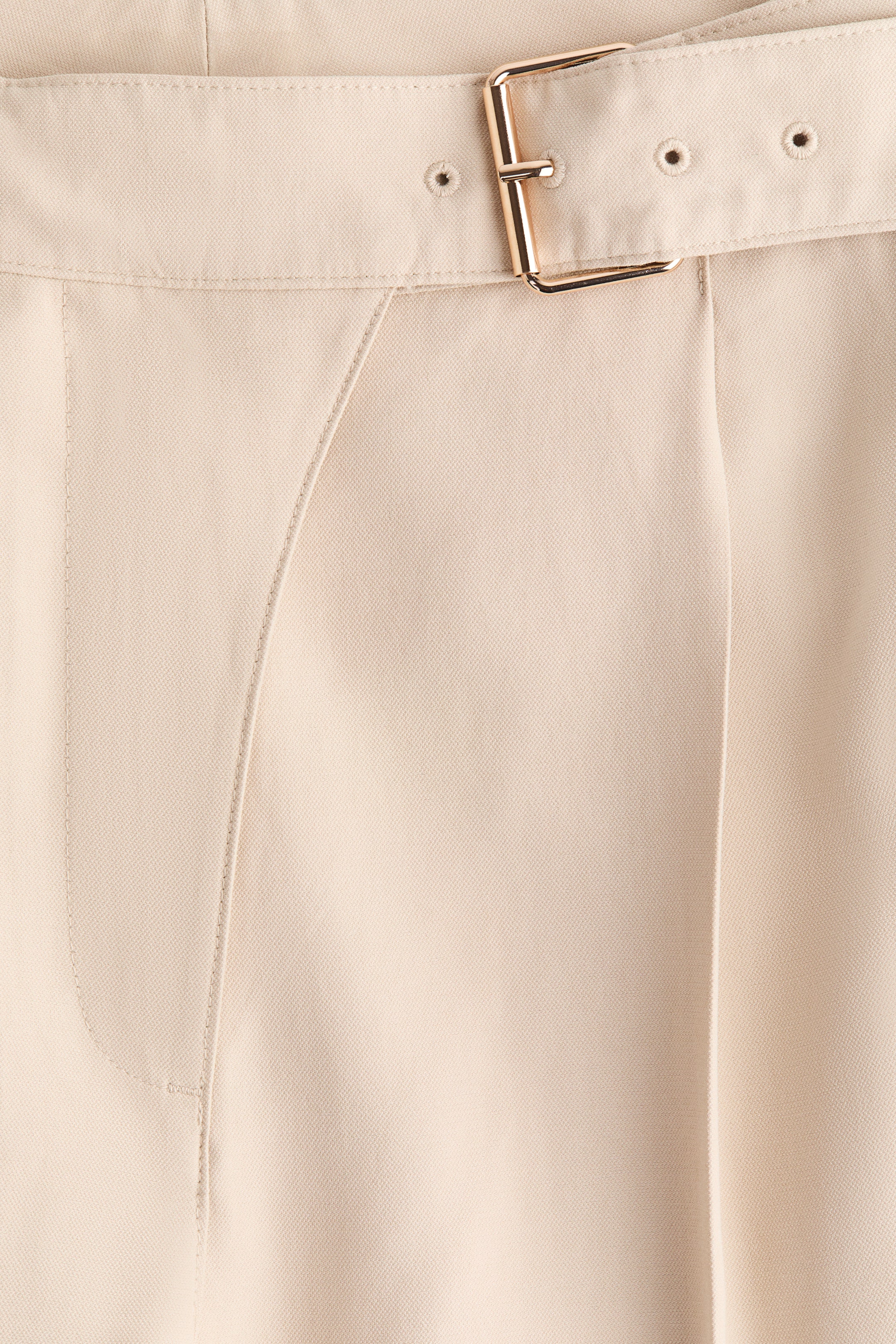 Pantalon droit avec ceinture