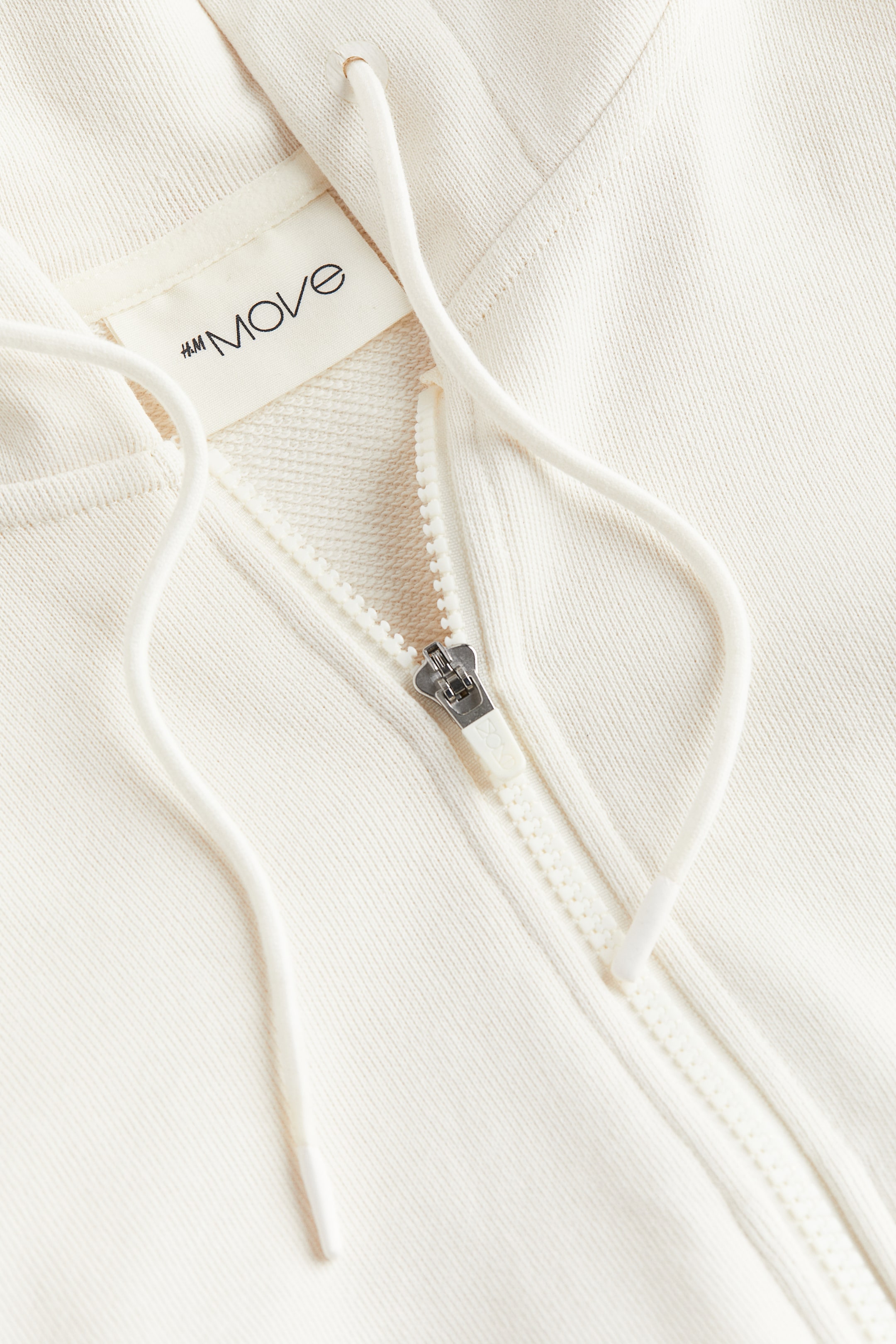 View larger image: Hooded Activewear Jacket in DryMove™ - Cream - Ladies | H&M US 2