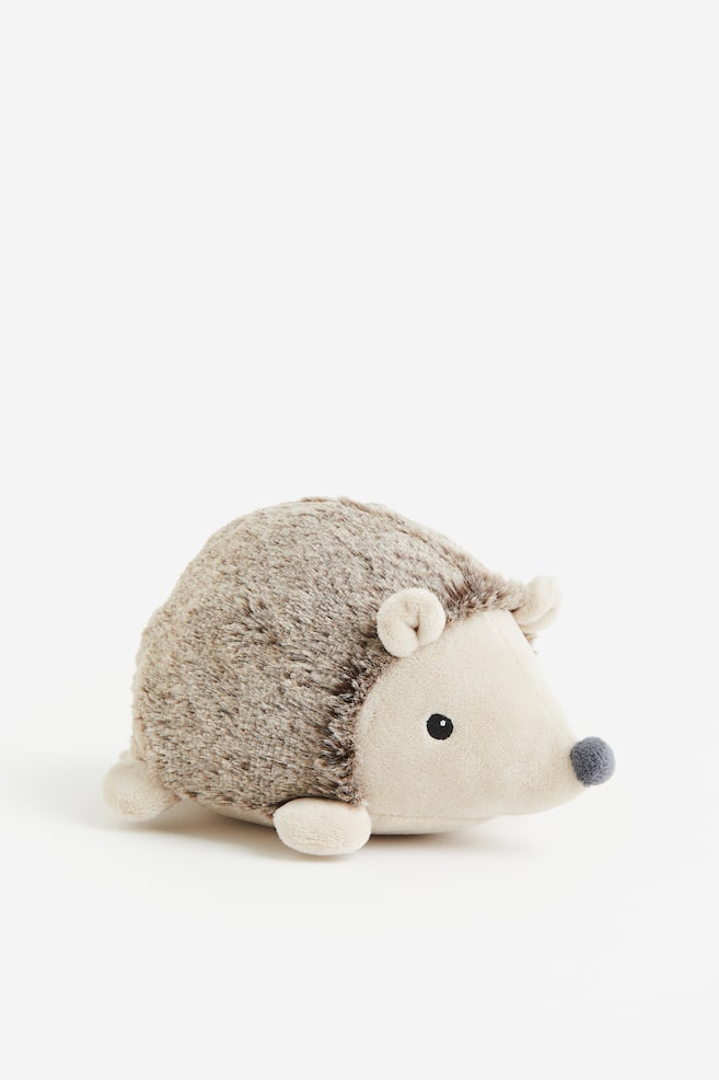 Soft Toy - Light beige/hedgehog/Red/fox/Gray/raccoon/Brown/monkey/Light gray/elephant/Light beige/llama/Yellow/lion/Cream/giraffe/Black/bird/Light brown/squirrel/Light green/dinosaur/Light green/frog/Light beige/triceratops - 1
