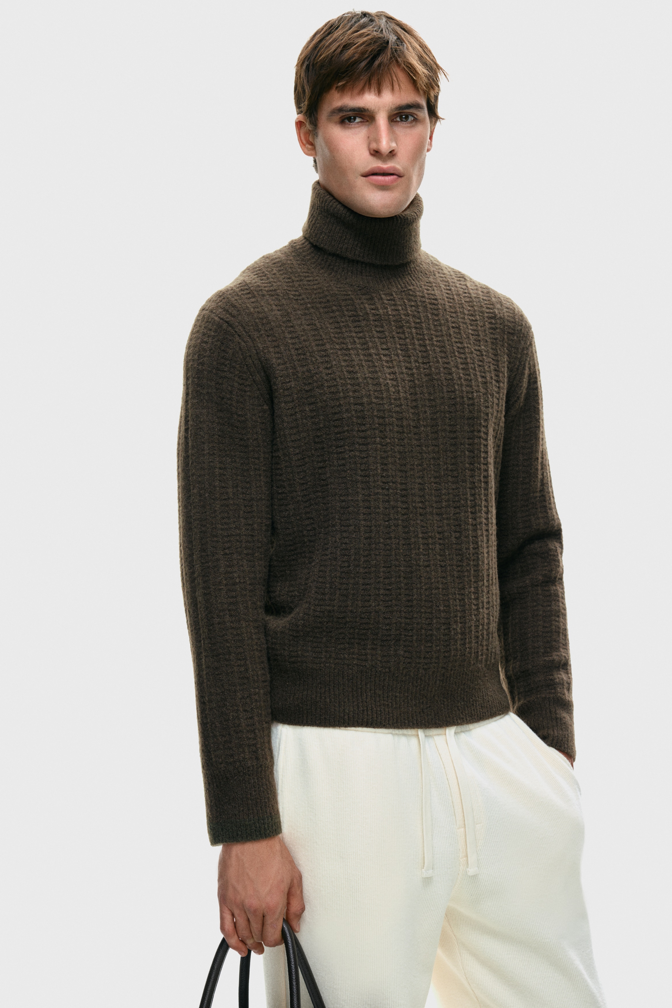 Regular Fit Polo-neck jumper