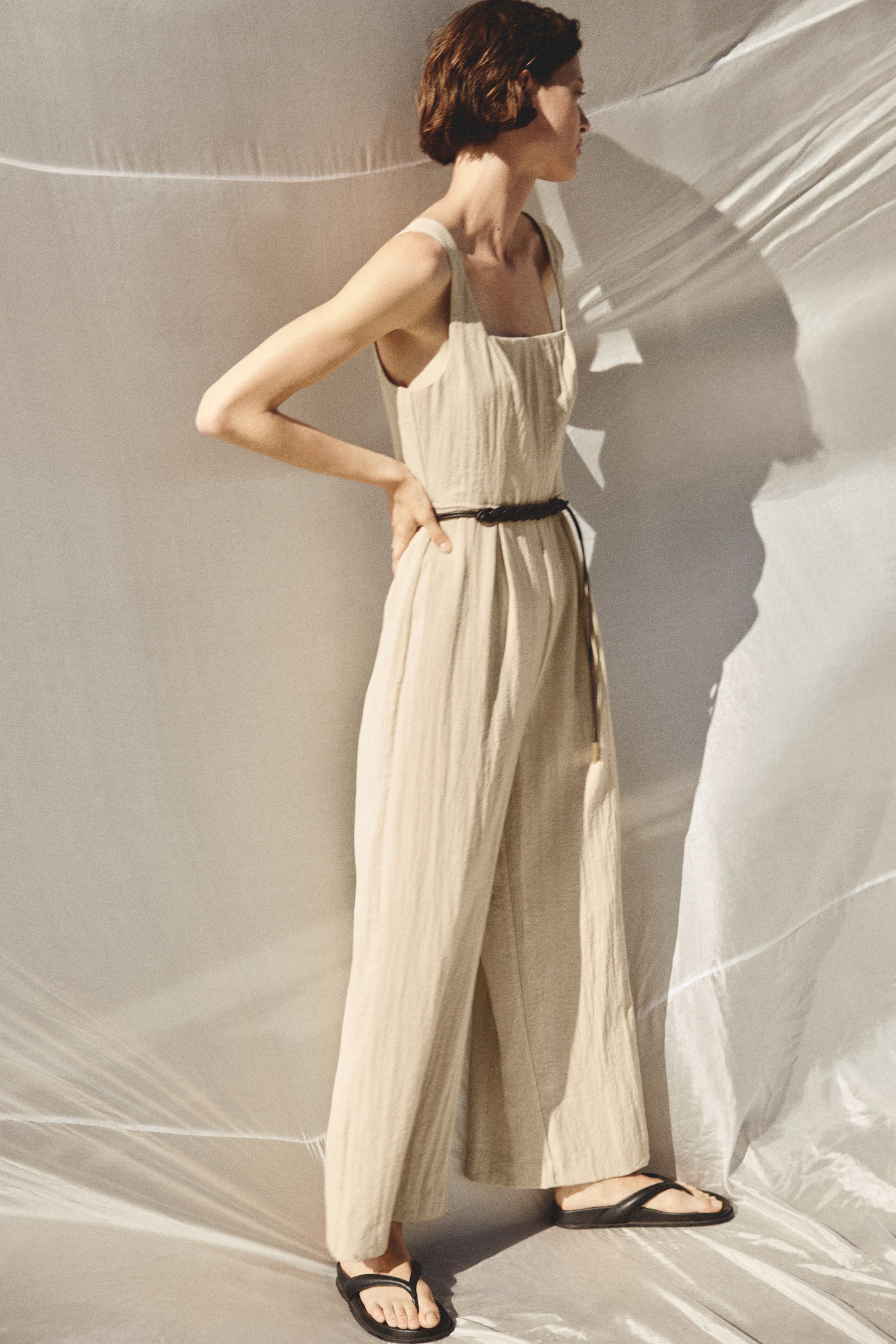 Combinaison pantalon avec ceinture