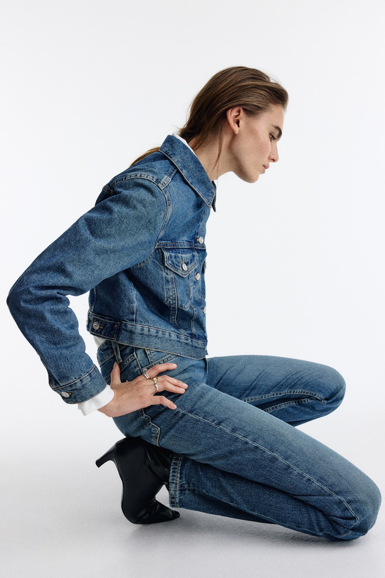Slim Straight High Waist Jeans - image 3