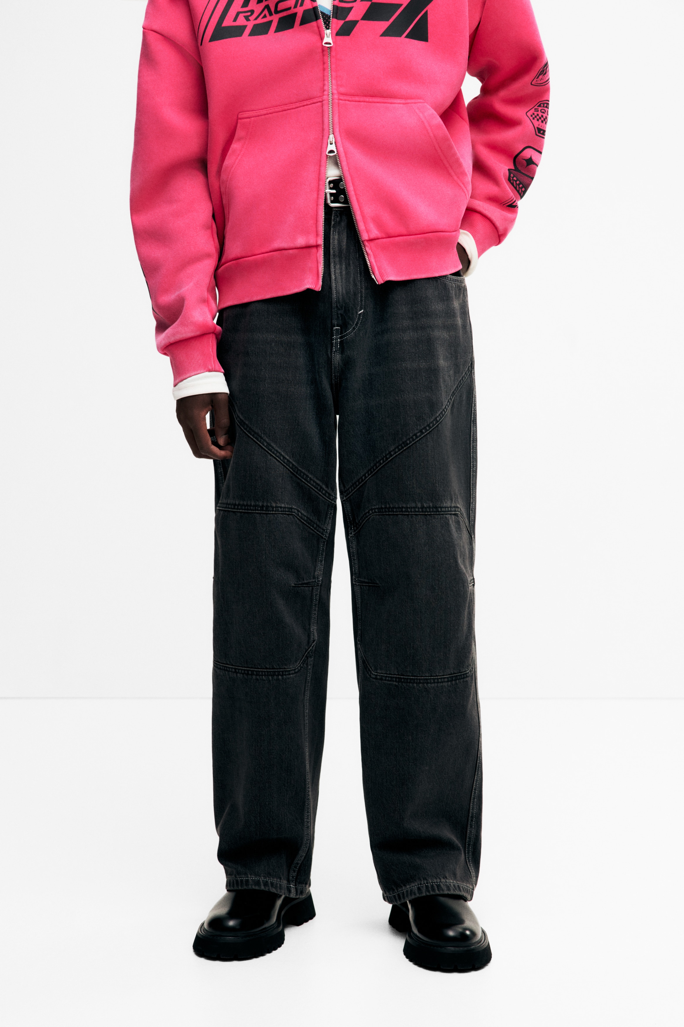Baggy Biker Jeans
