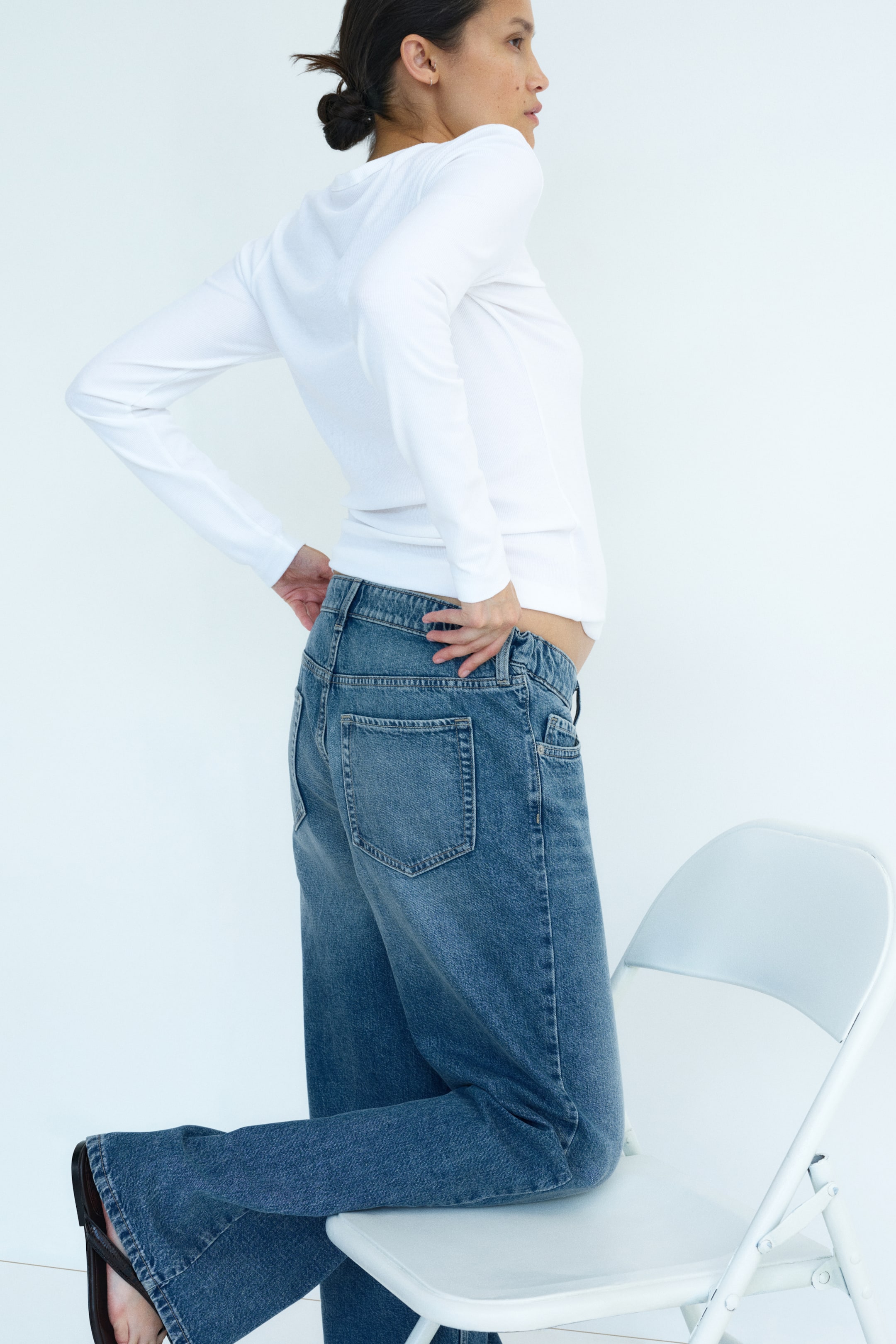 MAMA Wide Low Jeans