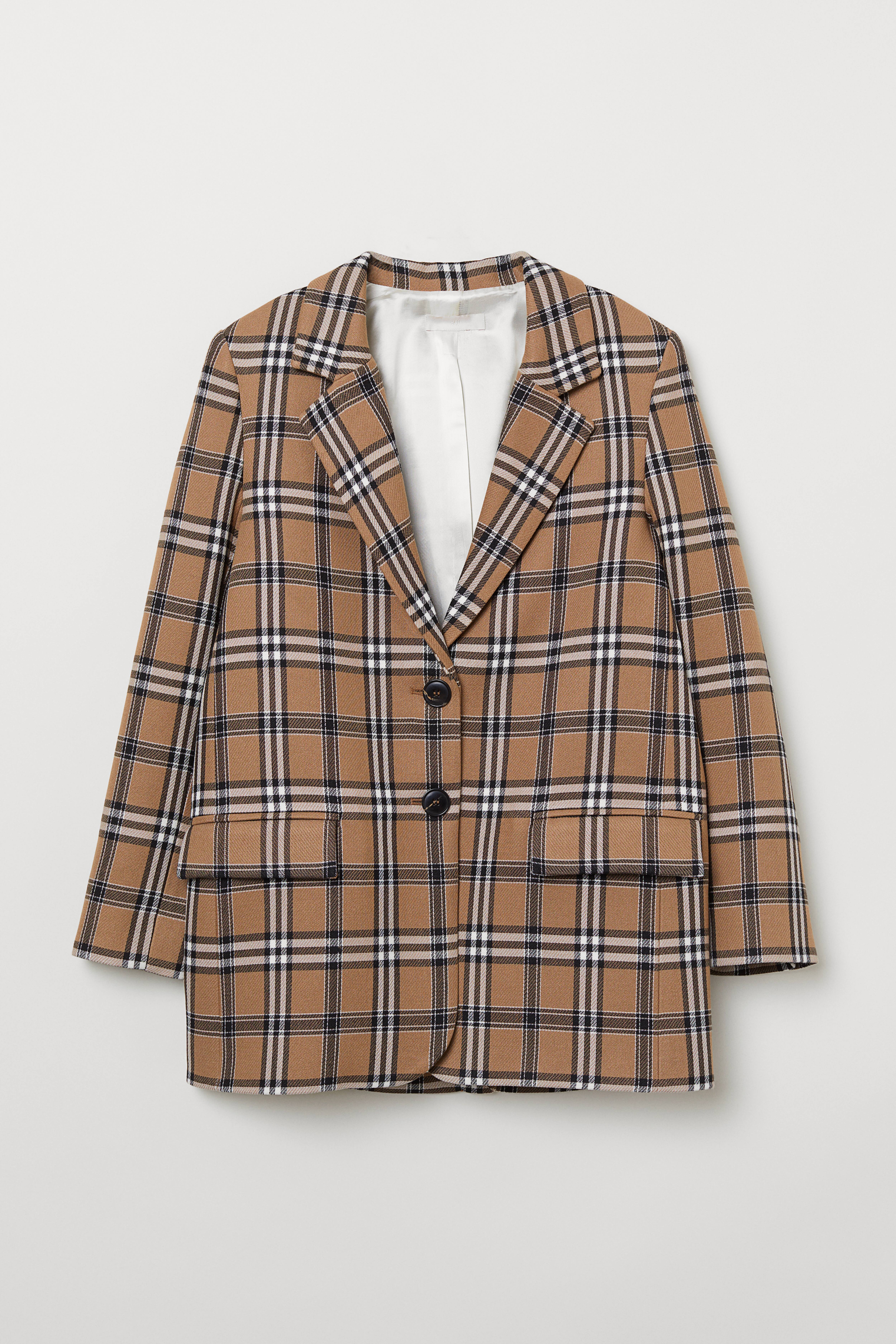 Blazer carreaux femme shops h&m