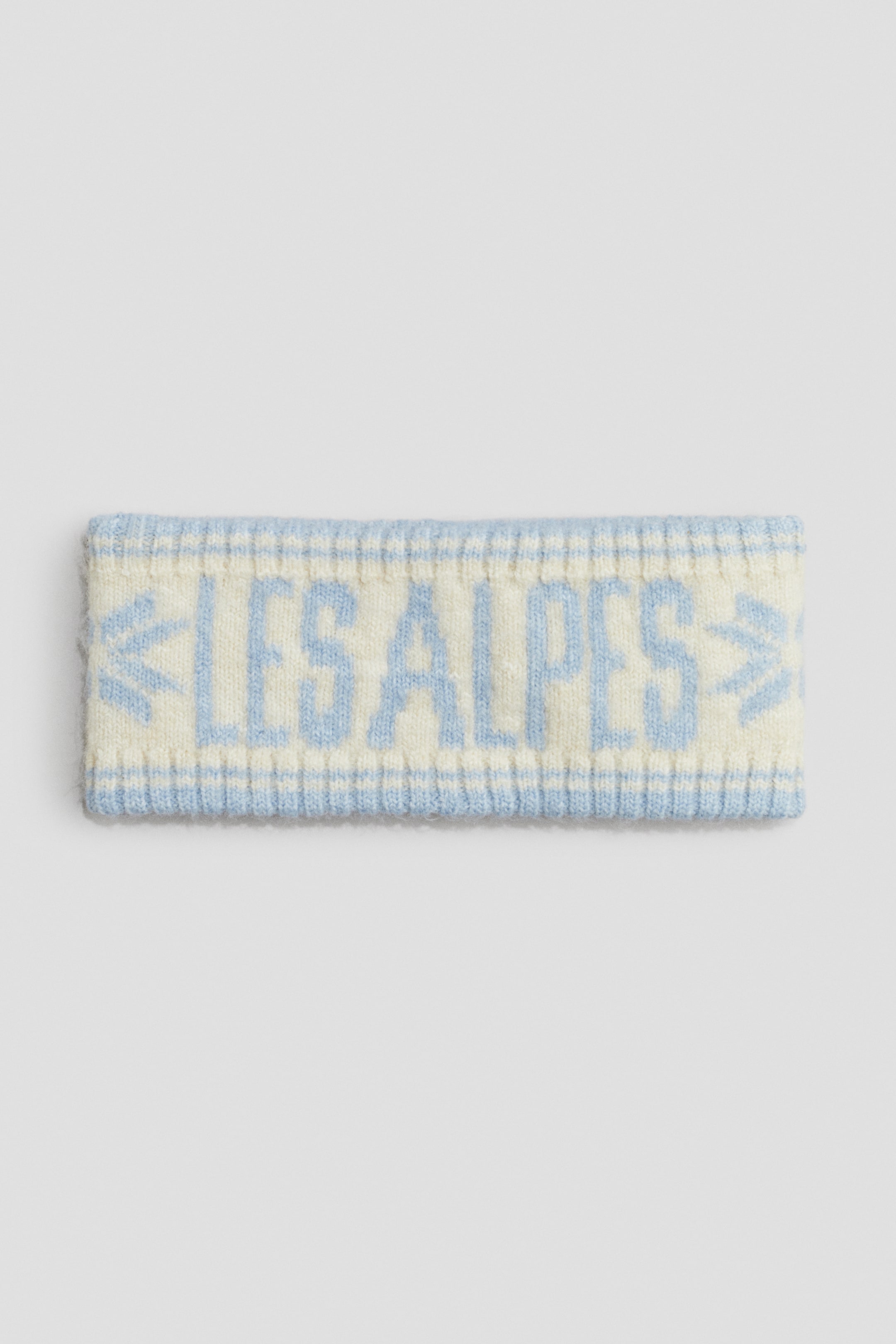 Ampliar la imagen: Jacquard-knit headband - Cream/Les Alpes - Kids | H&M MX 1