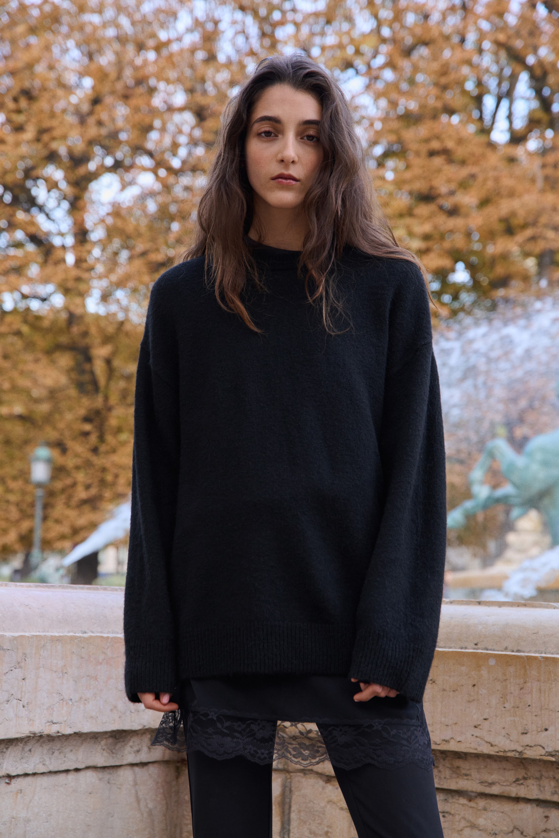 Zobacz większy obraz: Luźny sweter - Czarny - ONA | H&M PL 2