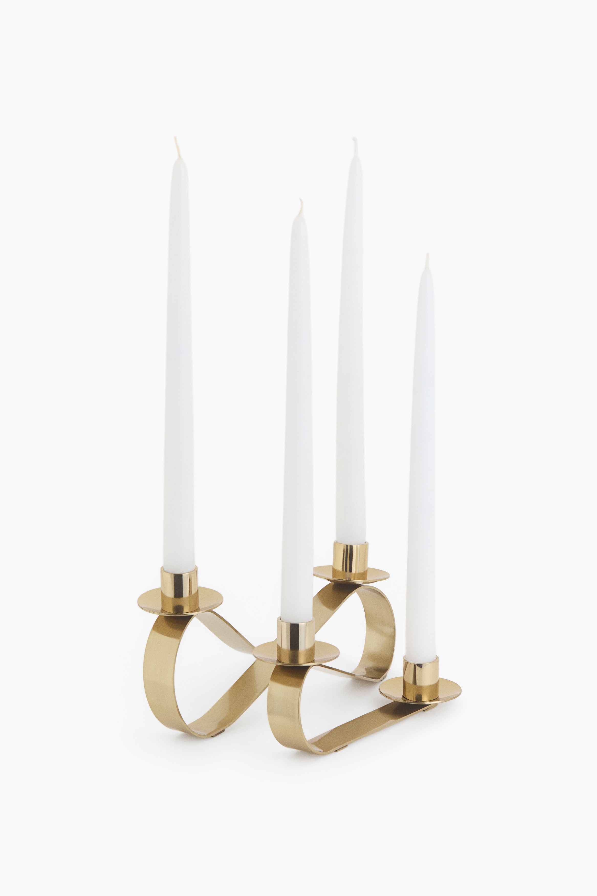 Stainless steel candelabra
