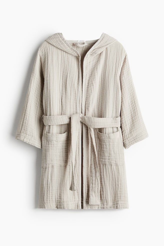 Muslin dressing gown - Light beige/Beige/Pink/Sage green/Dusty pink - 1