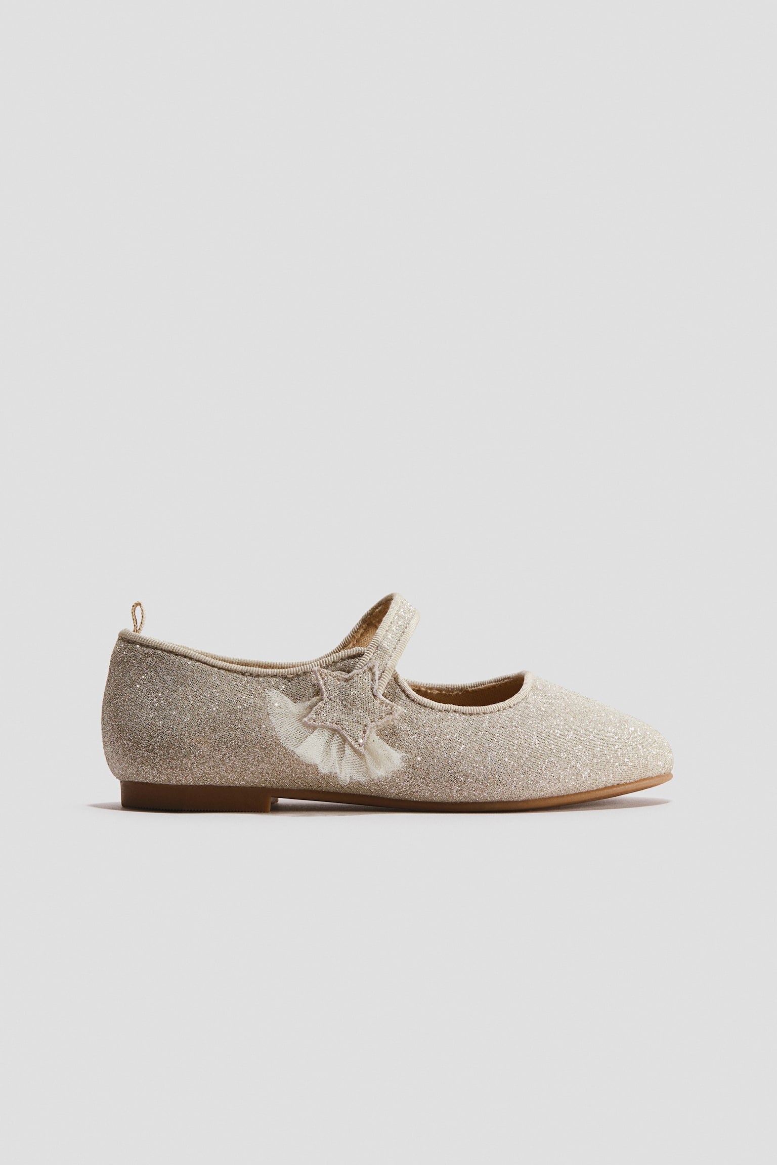 H&M Appliquéd Mary Janes, цвет: Золотой — фото 2