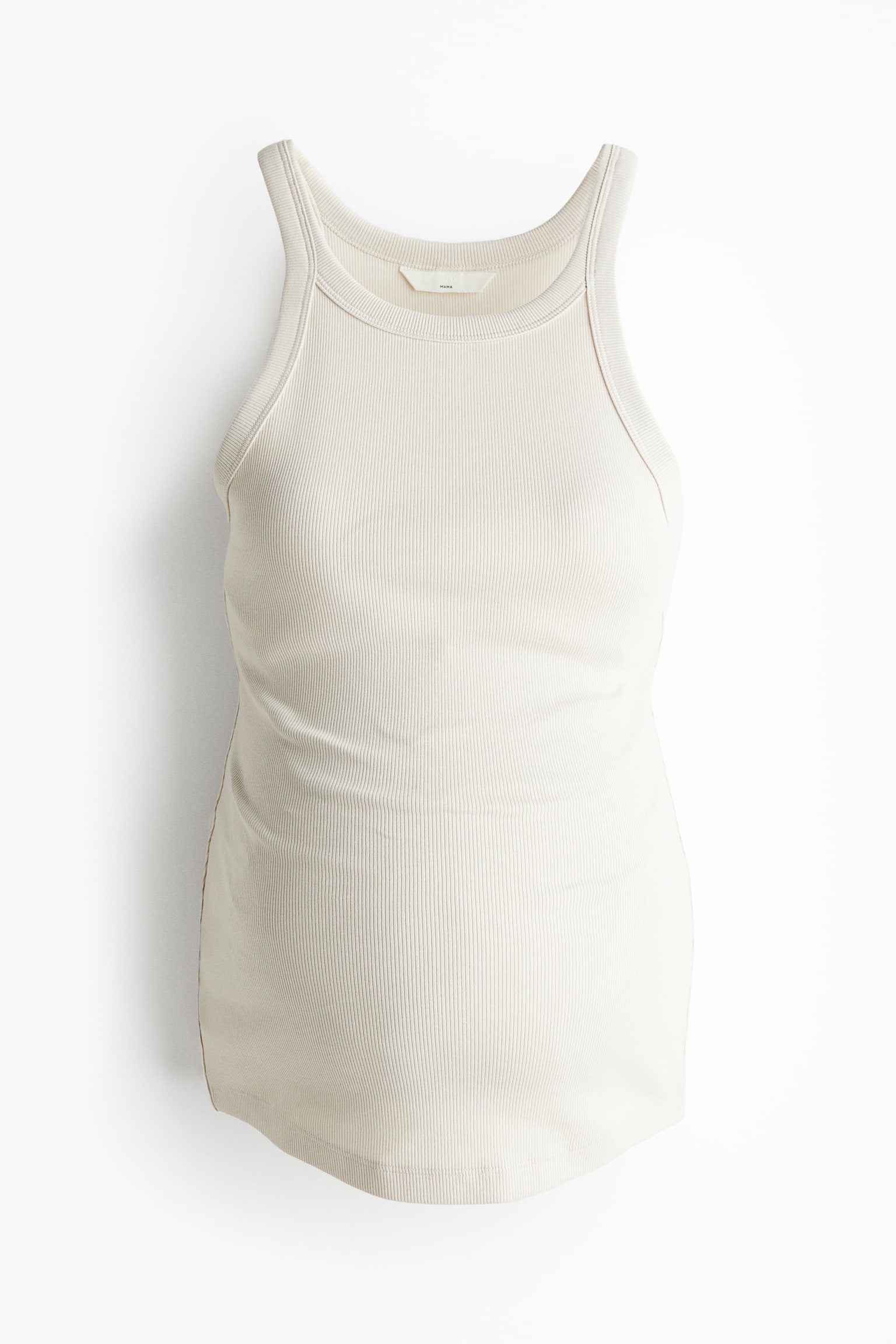 MAMA Rib Tank - Cream/Dark grey/Black/White/Black stripe/White - 2