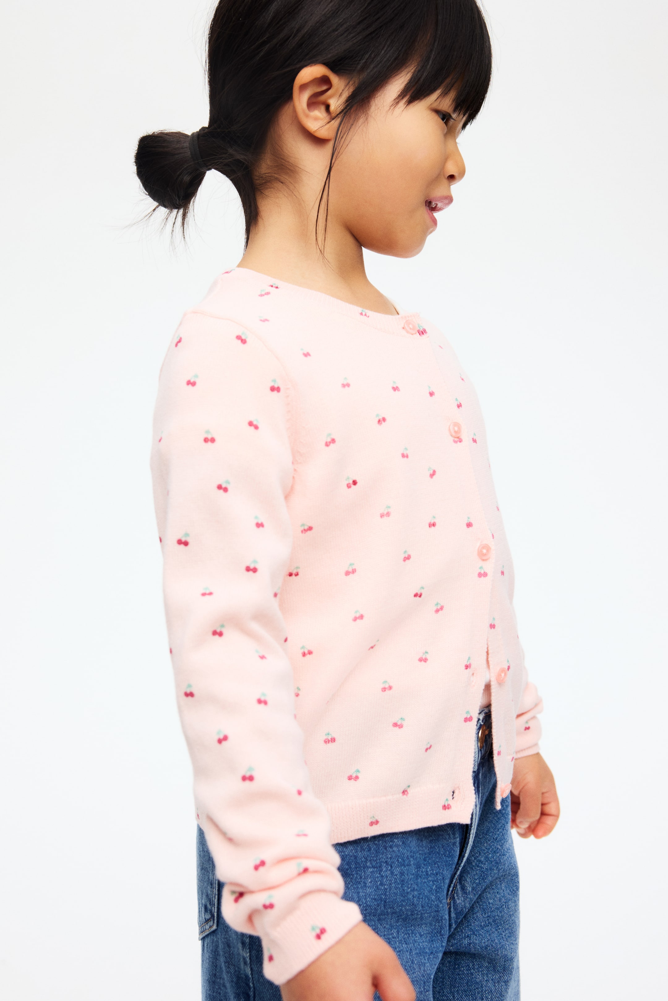 Детские кардиганы H&M Fine-Knit Printed Cardigan — фото 4