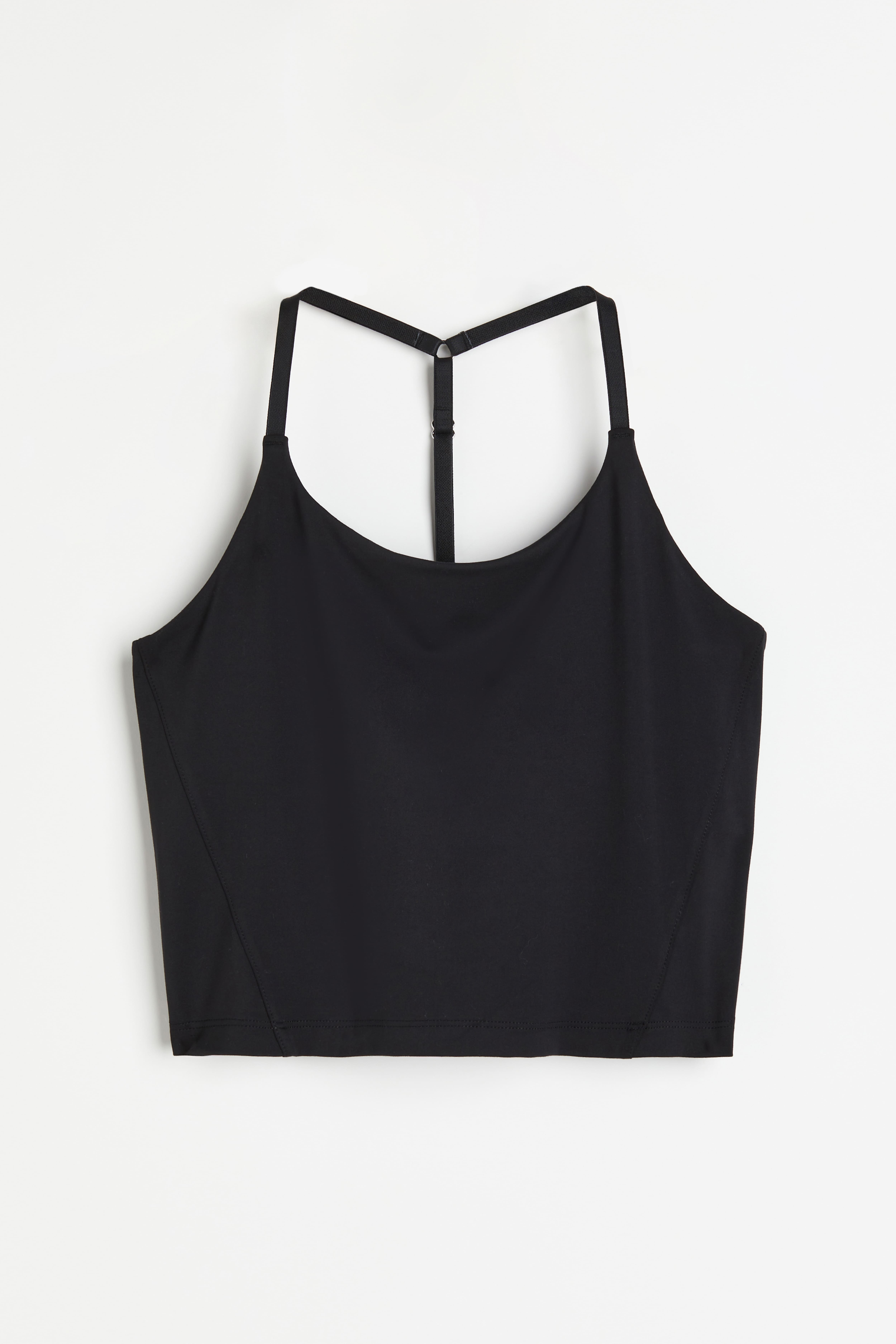 Sports Cropped Tank Top in SoftMove Black Ladies H M US