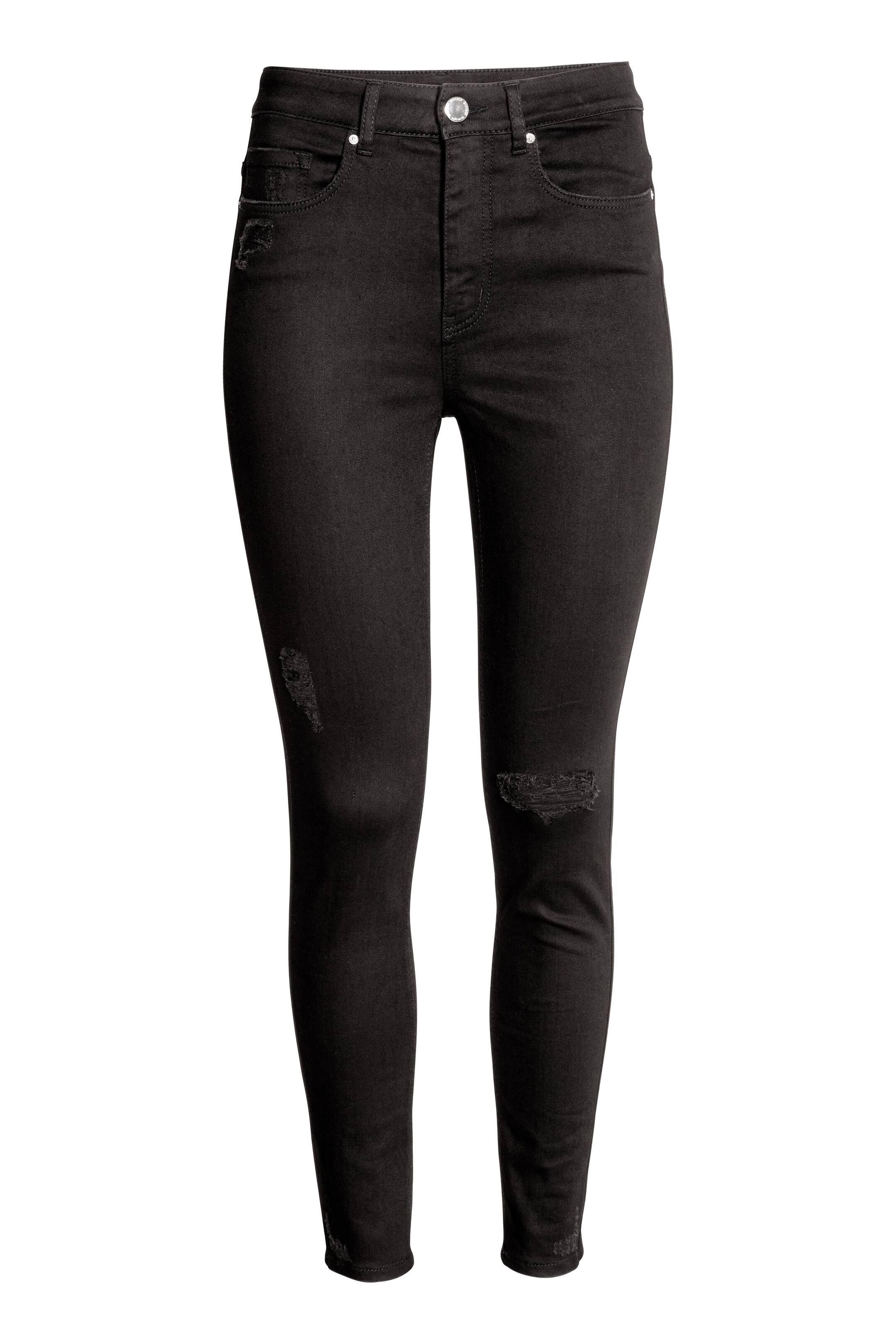Agrandir l'image: Skinny High Ankle Jeans - Noir - FEMME | H&M FR 1