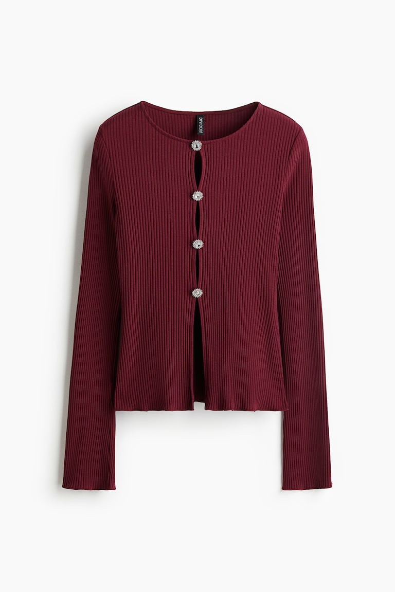 Knit Cardigan Cardigan Con Bottoni Zara Cardigan Con Bottoni Zara - Main Image