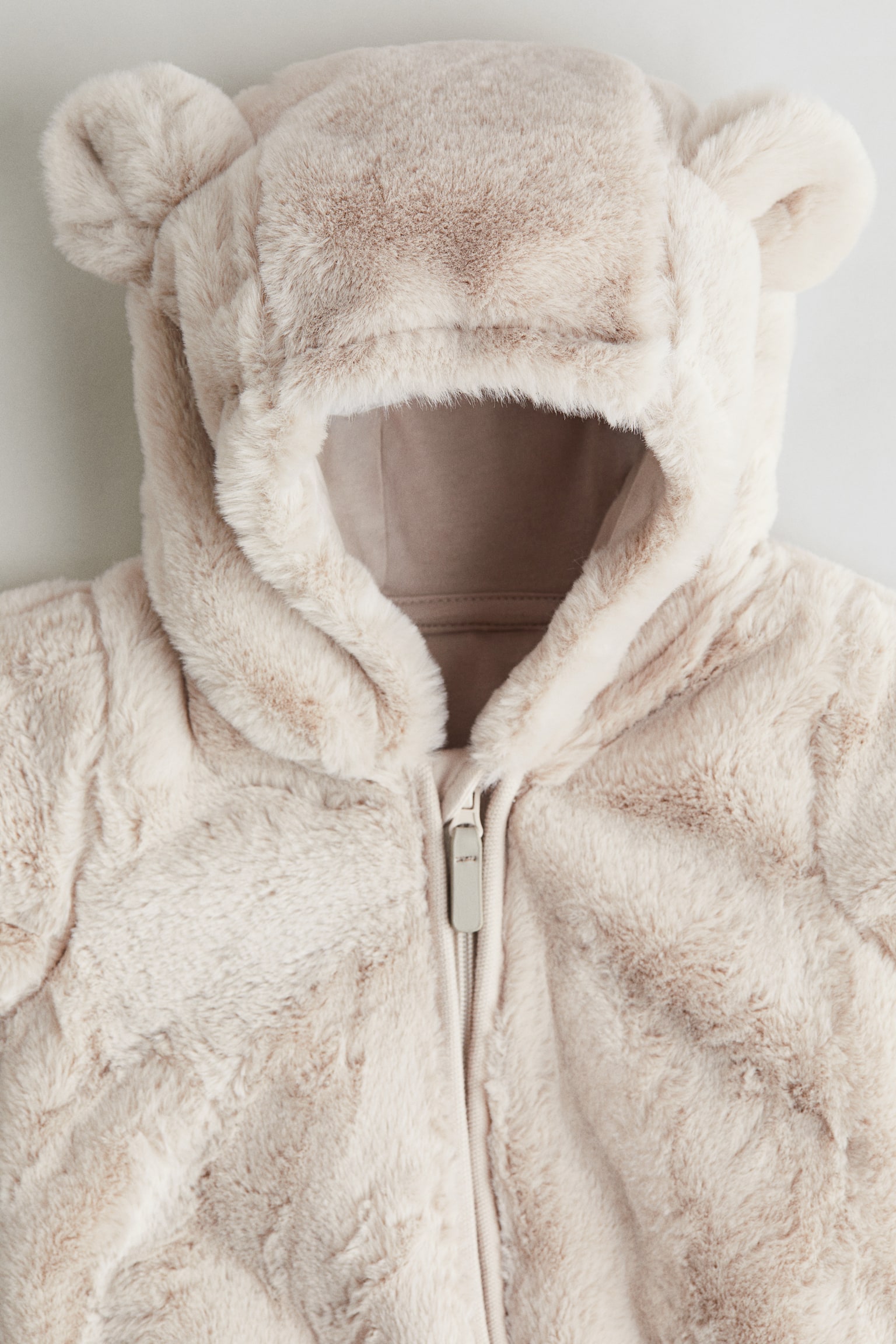 Bebek Astronot Tulum - Açık bej/Açık bej/Leopar desenli/Şeftali pembesi - 2