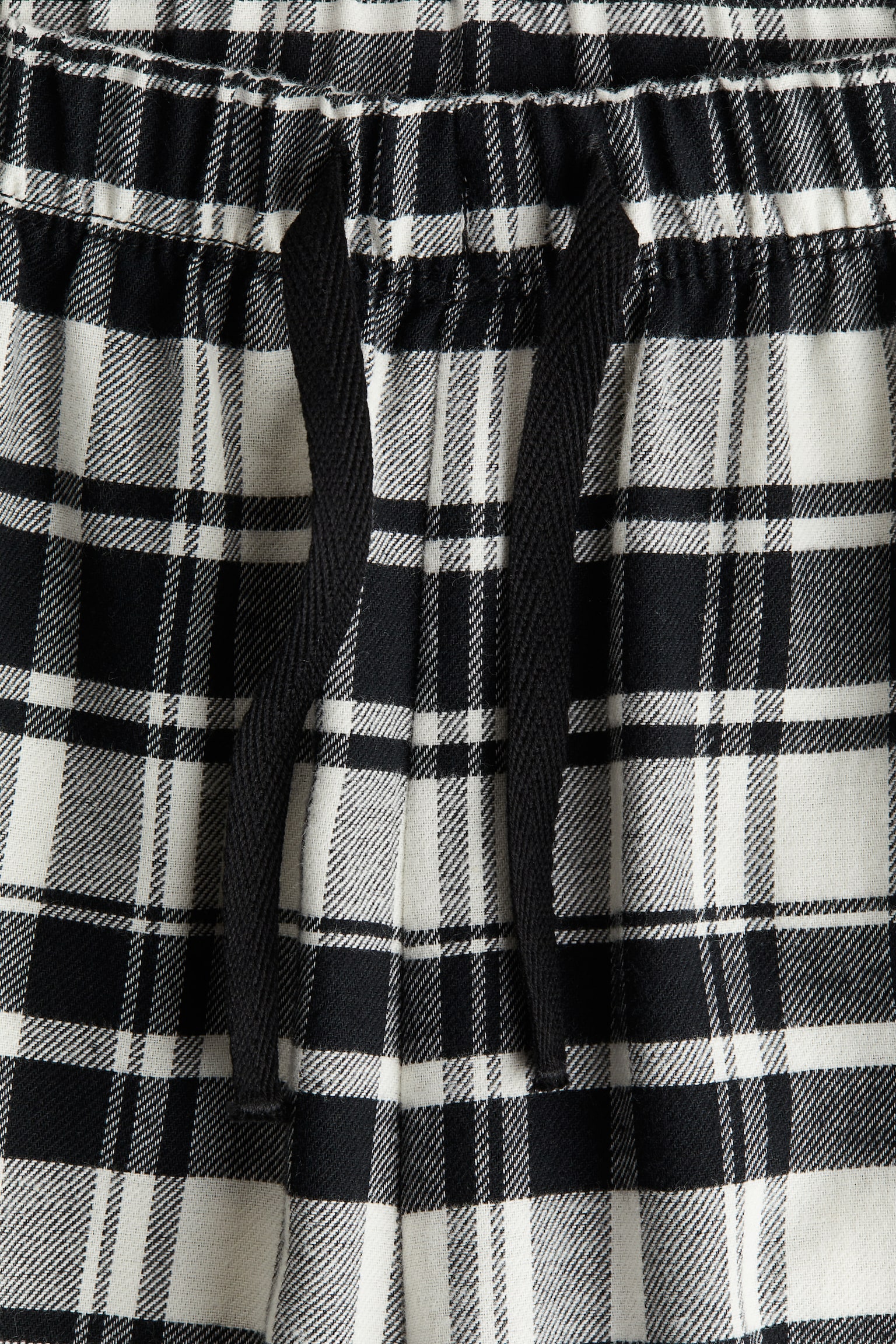 Flannel pyjama bottoms - Black/White checked/Red/Black checked/Light blue/Striped - 2