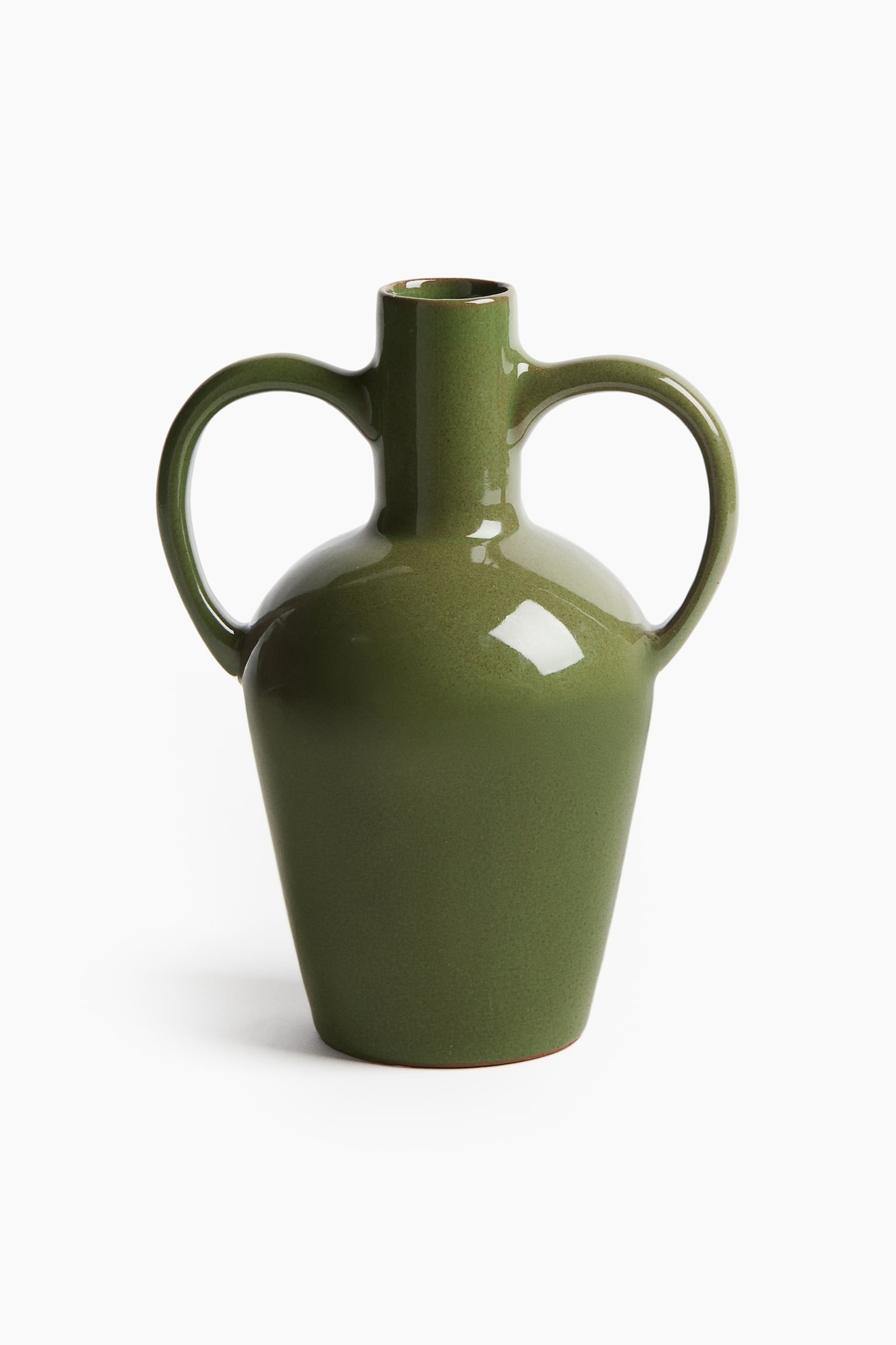 Terracotta vase - Moss green - 1